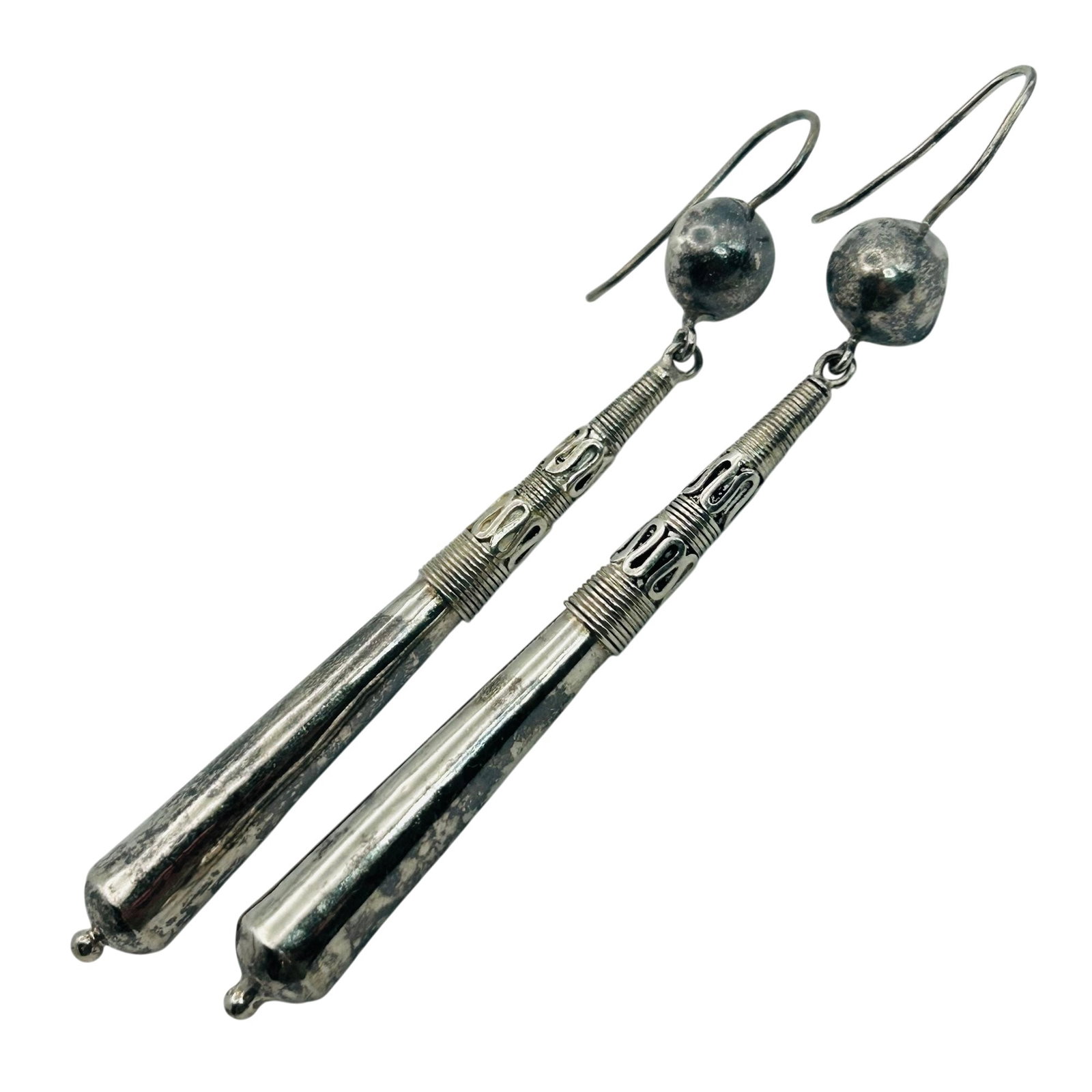 Sterling Hook Back Dangle Earrings (1 of 4)
