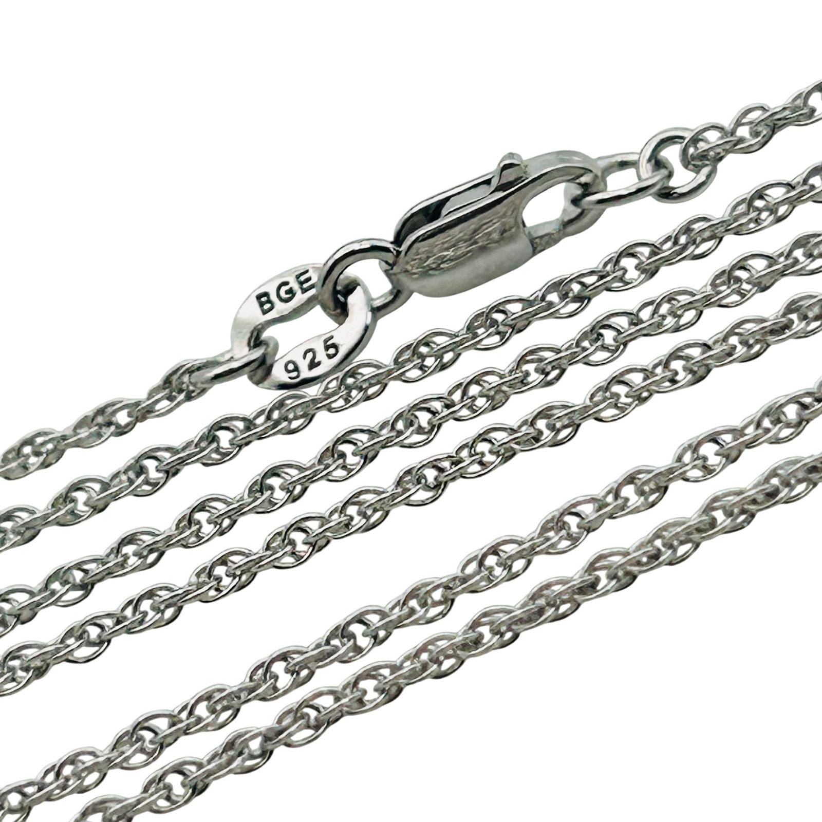 BGE Sterling Rope Chain Necklace (1 of 4)