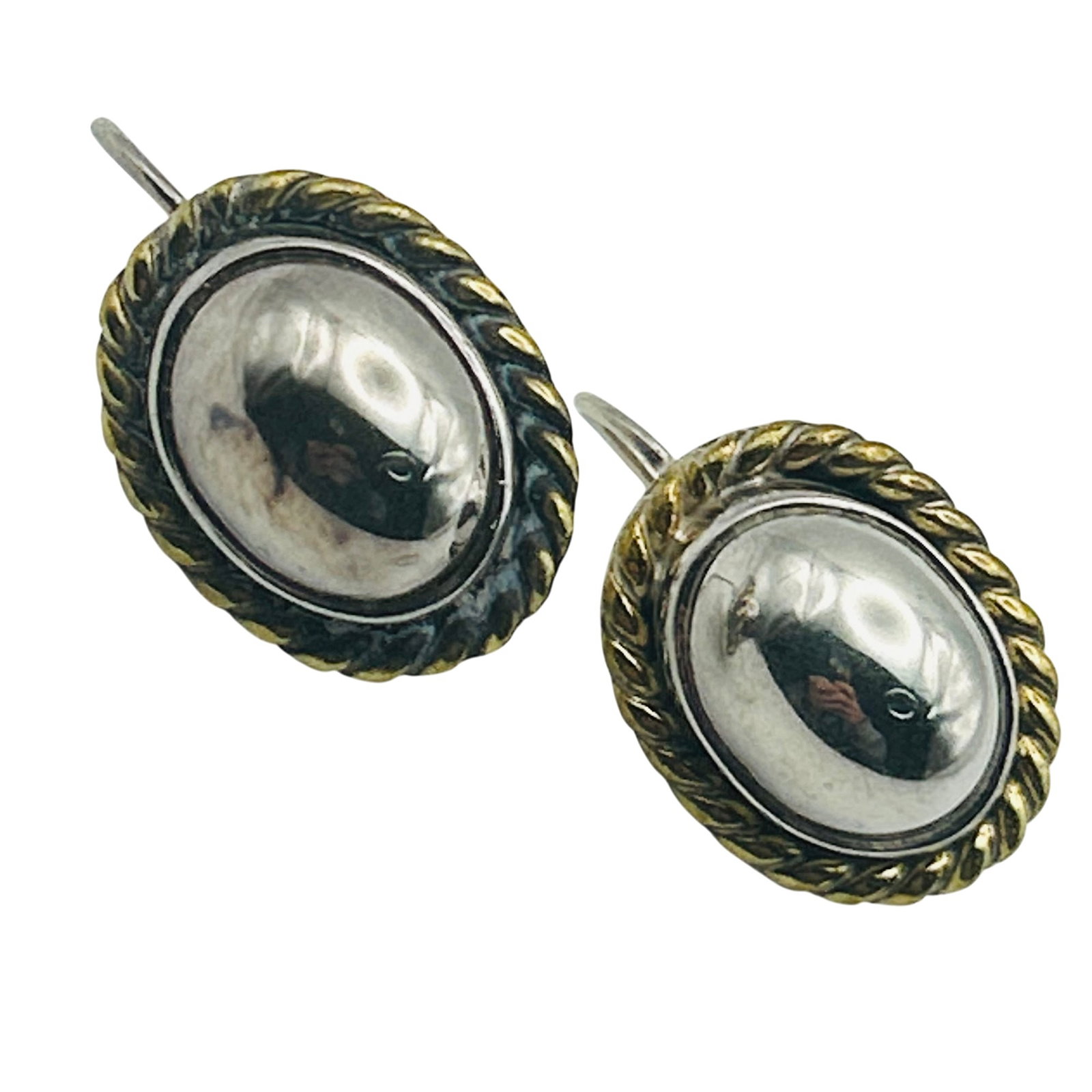 Mexico Sterling Dome Earrings (1 of 5)