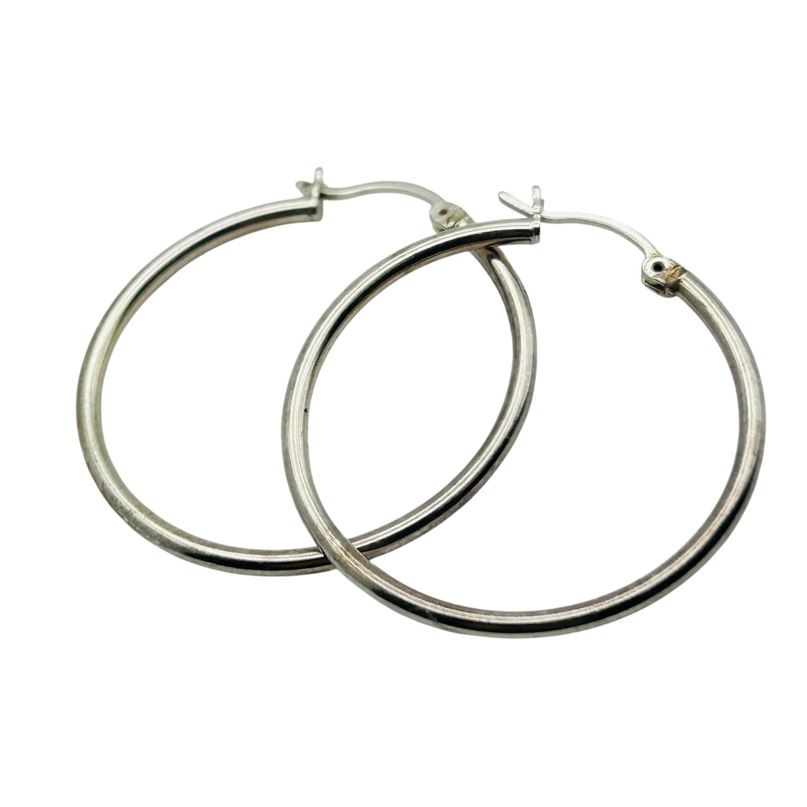Sterling Hoop Earrings (1 of 4)