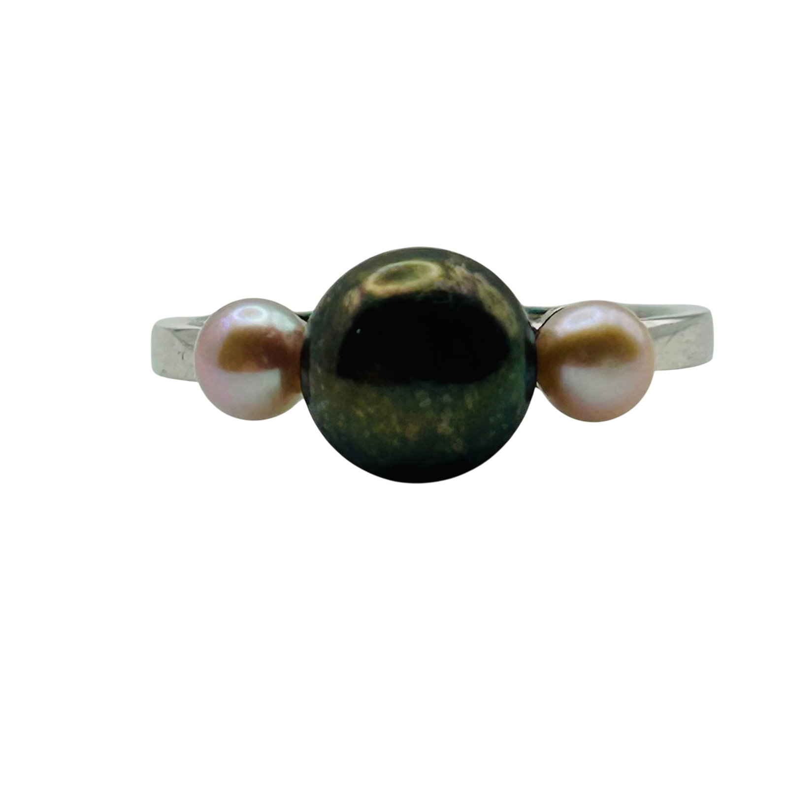 Sterling Pearl Ring Size 8 (1 of 6)