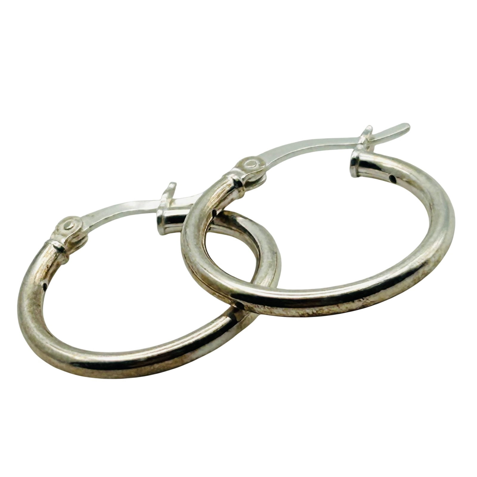 Sterling Hinge Hoop Earrings (1 of 4)