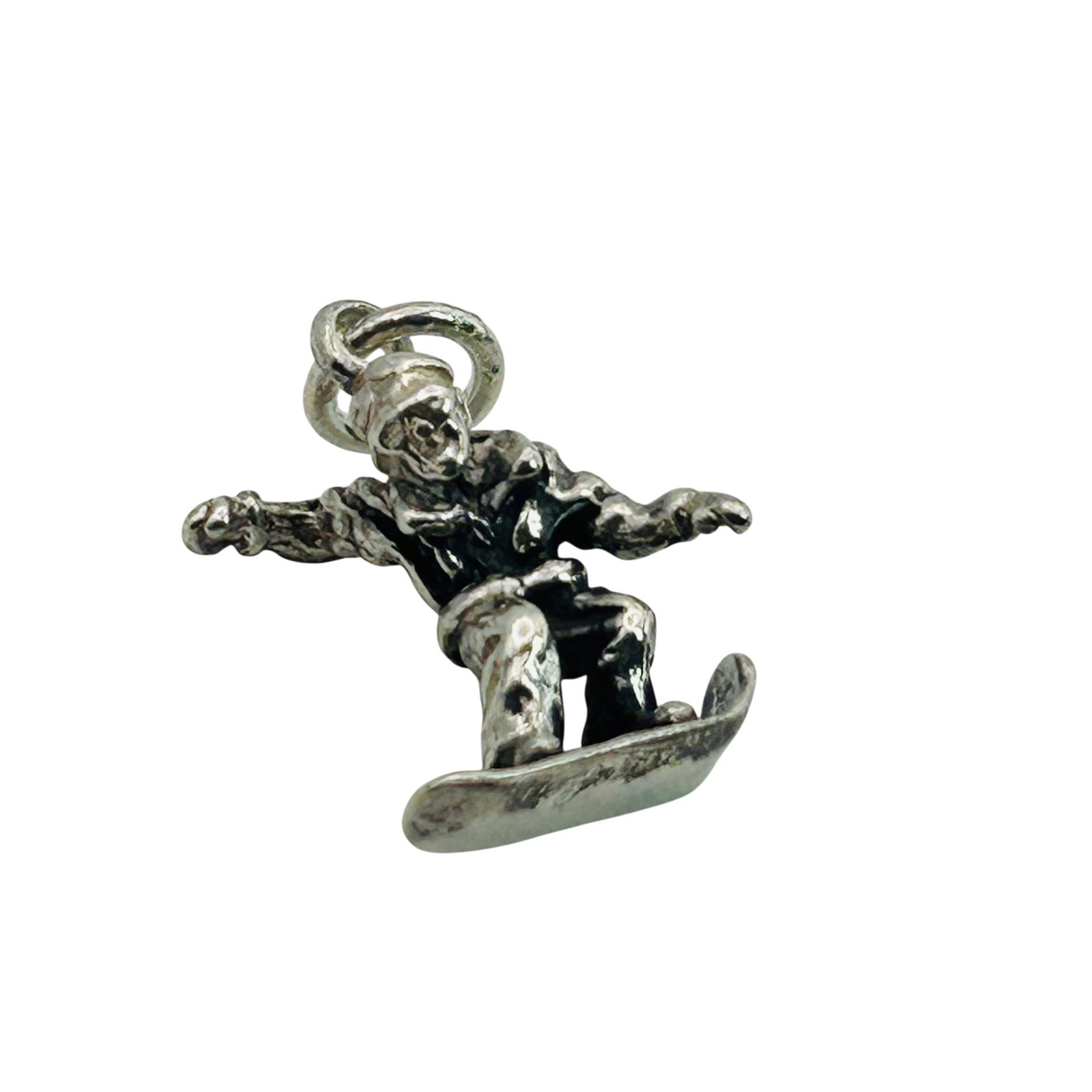 Sterling Snowboard Charm - 2
