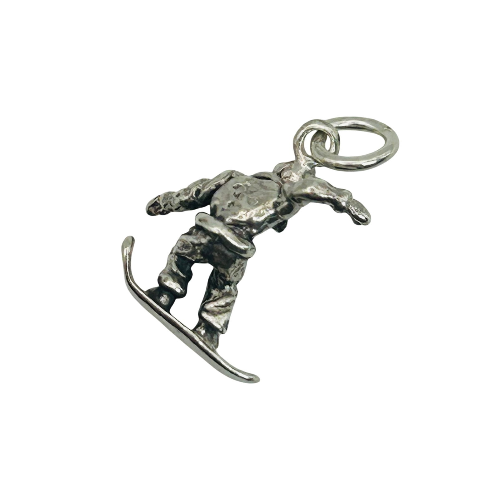 Sterling Snowboard Charm - 3