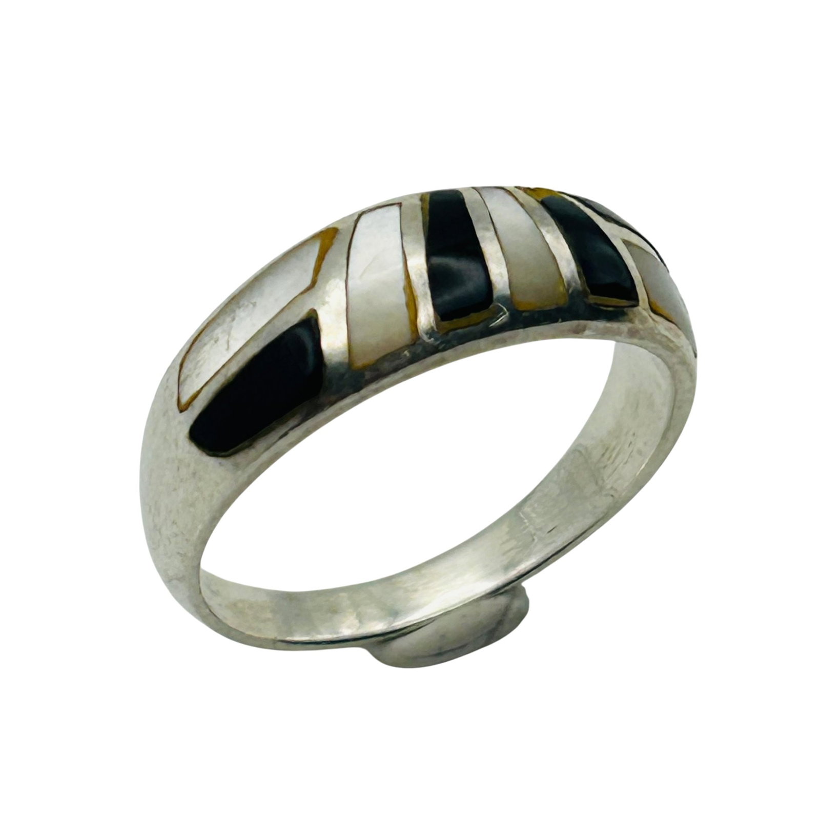 Sterling Multi Gem Ring Sz 7 (1 of 4)