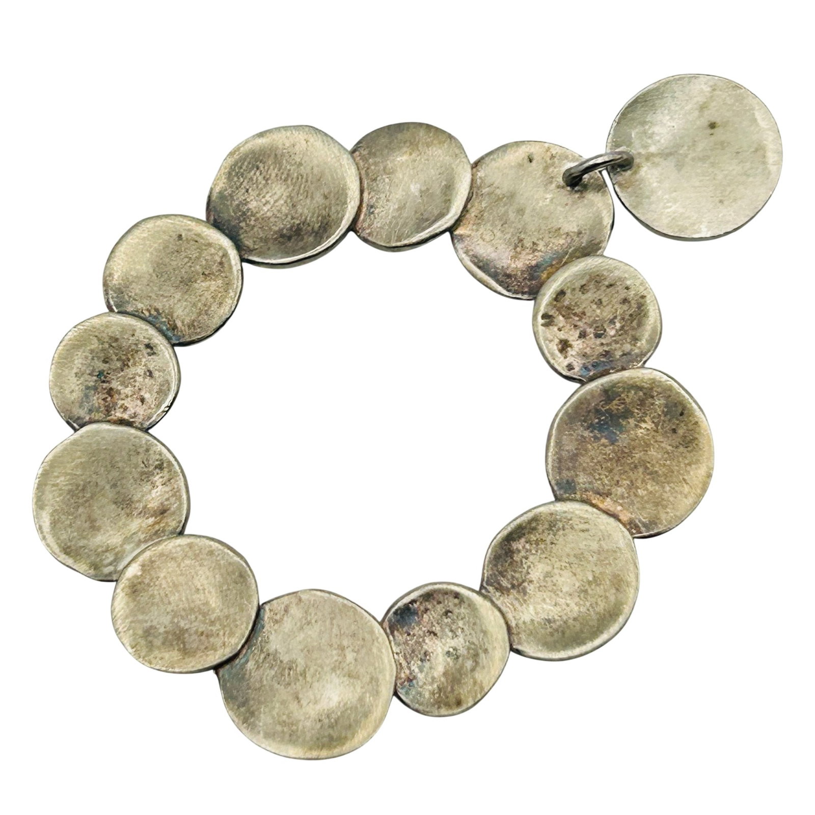 Signed Sterling Round Pendant: Signed 20.69 Sterling Round Pendant. 9.8g