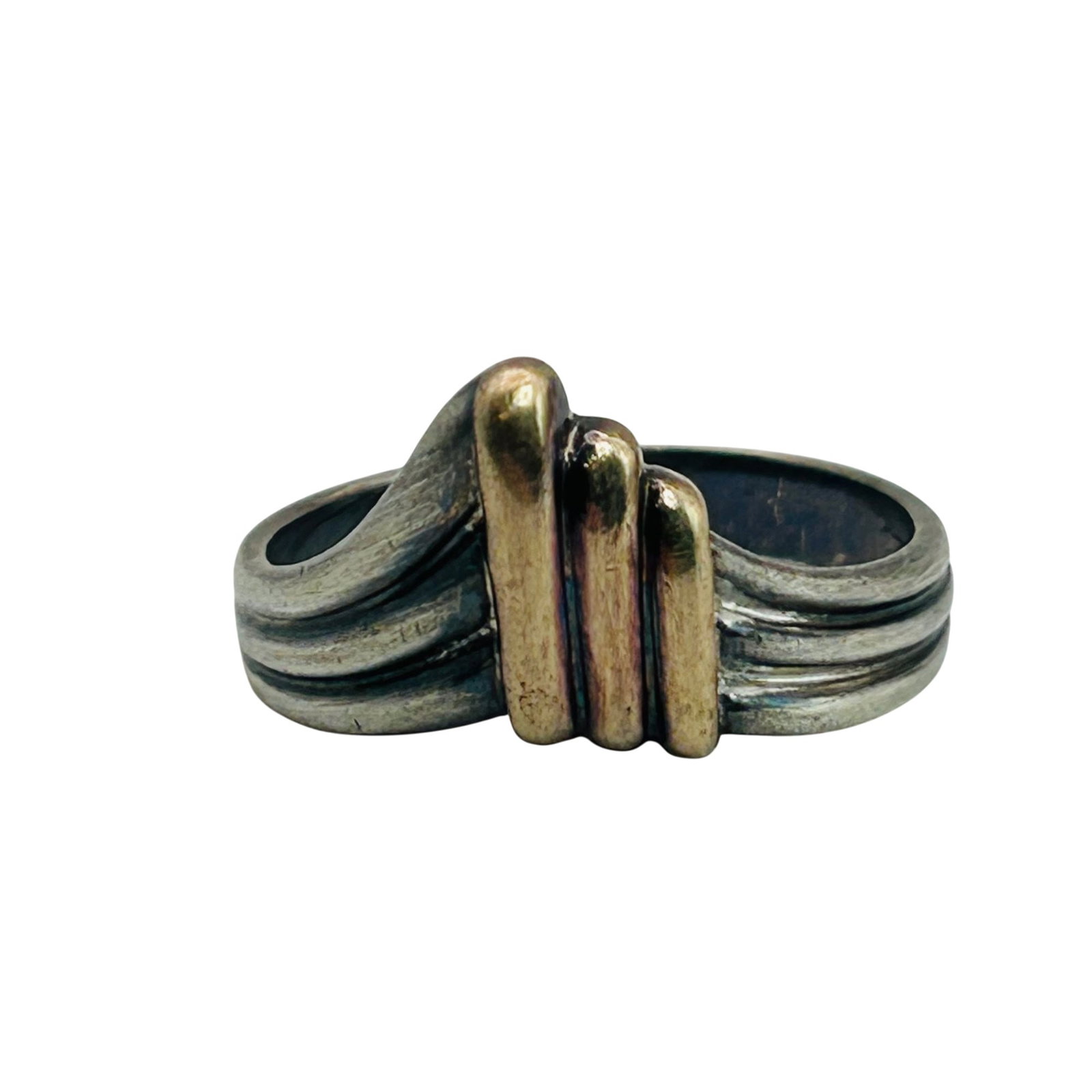 STAR Sterling Pointed Ring Sz 6.5 (1 of 5)