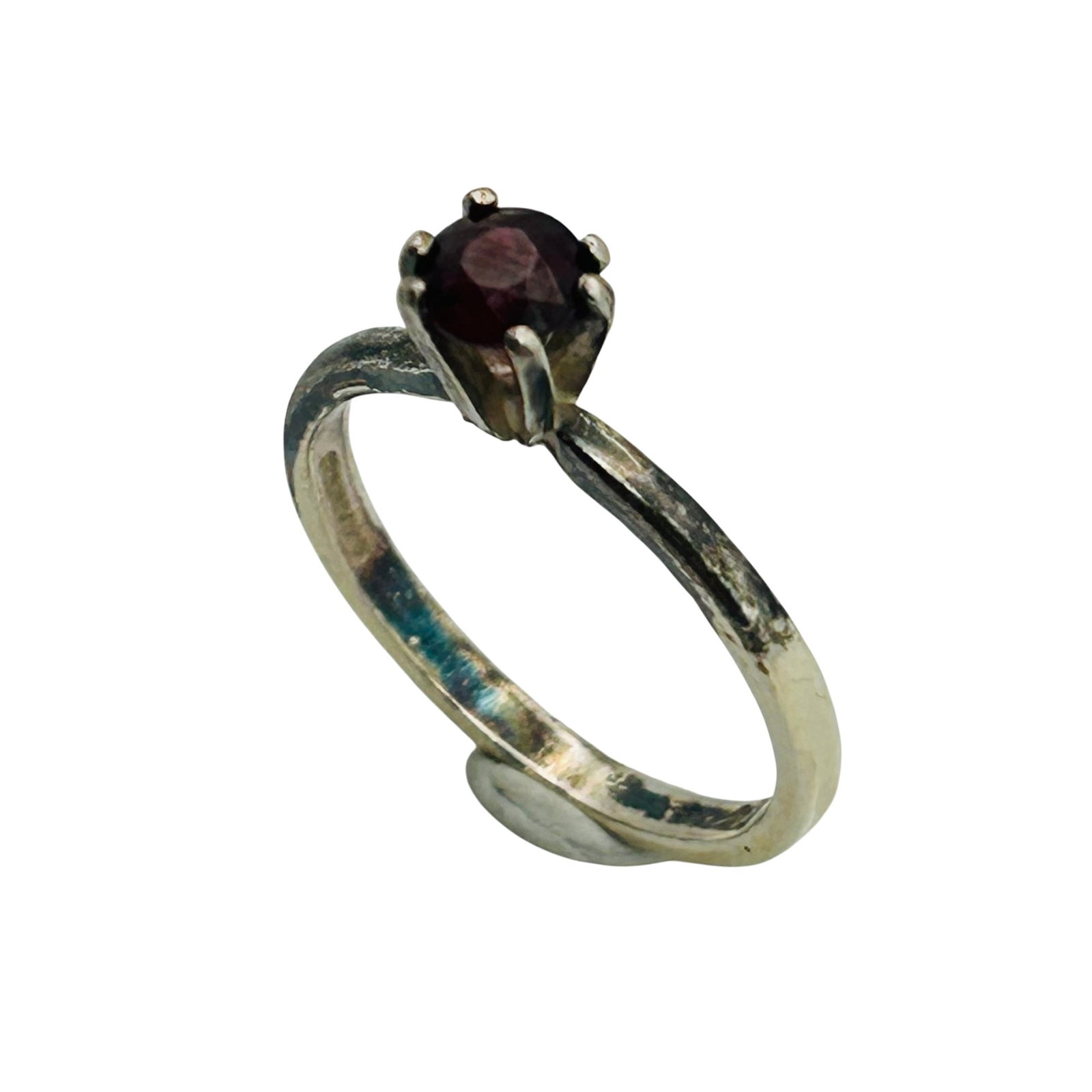 Sterling Garnet Ring Sz 5.5 (1 of 7)