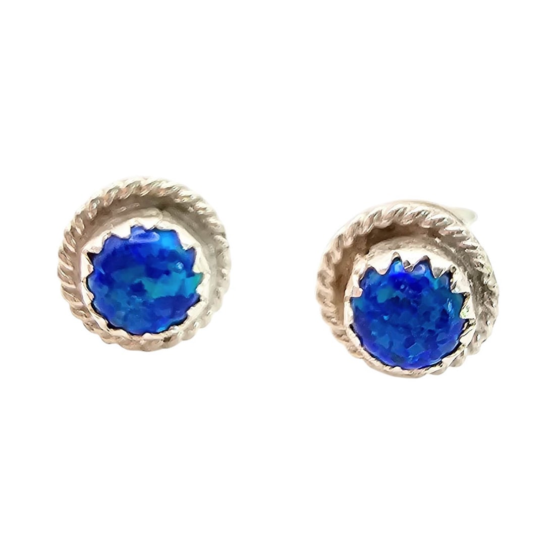 Larson Chee Opal Sterling Silver Earrings 1.1 G (1 of 4)