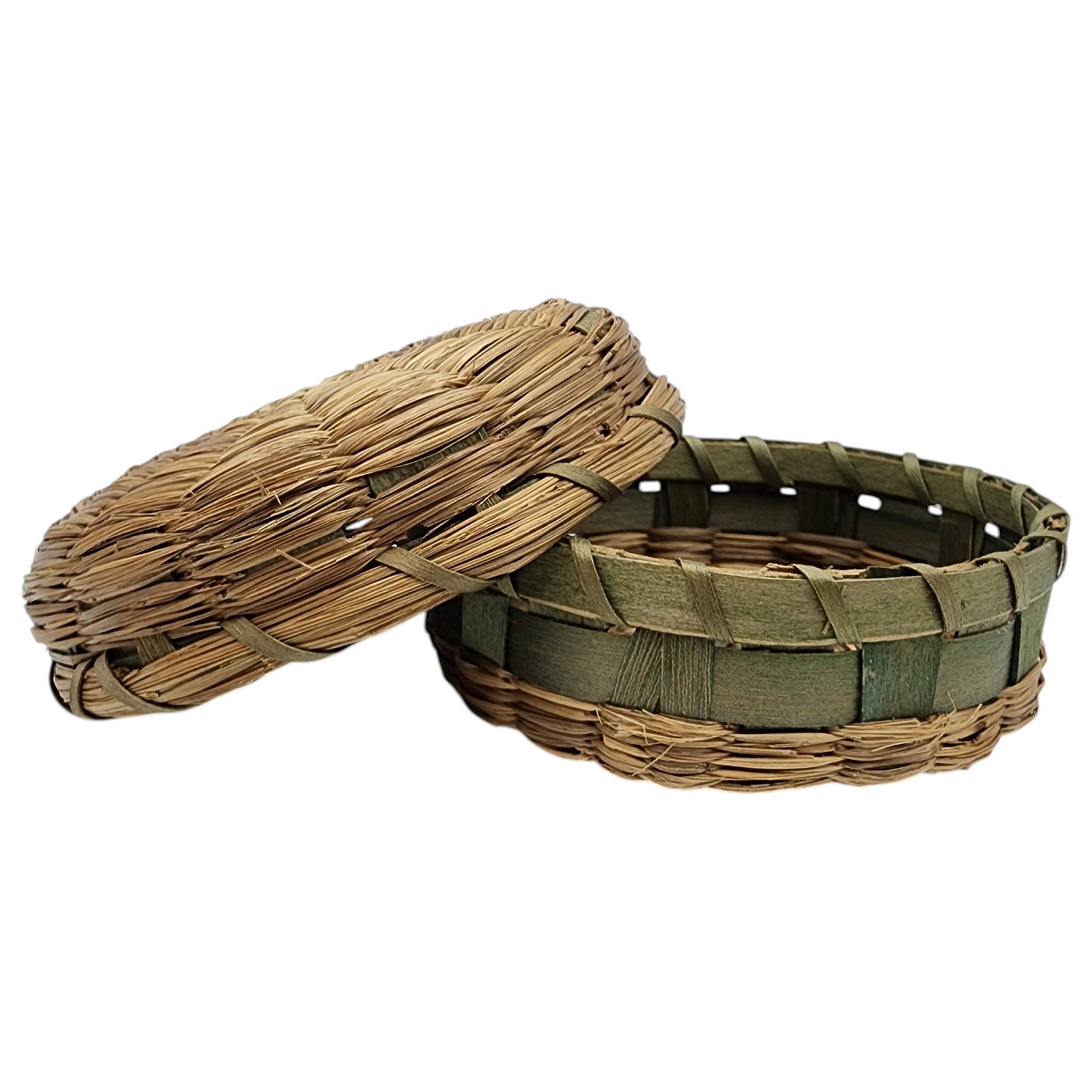 Native American Lidded Basket - 2
