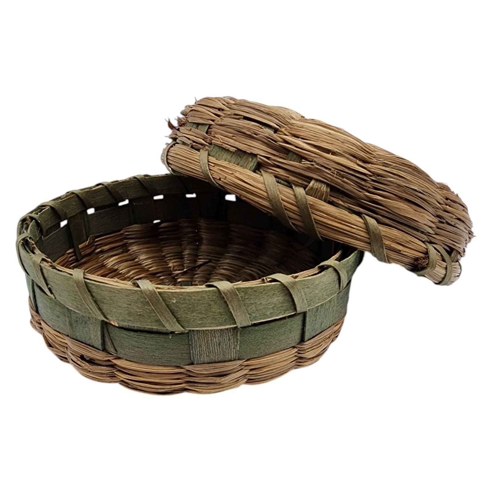 Native American Lidded Basket - 5