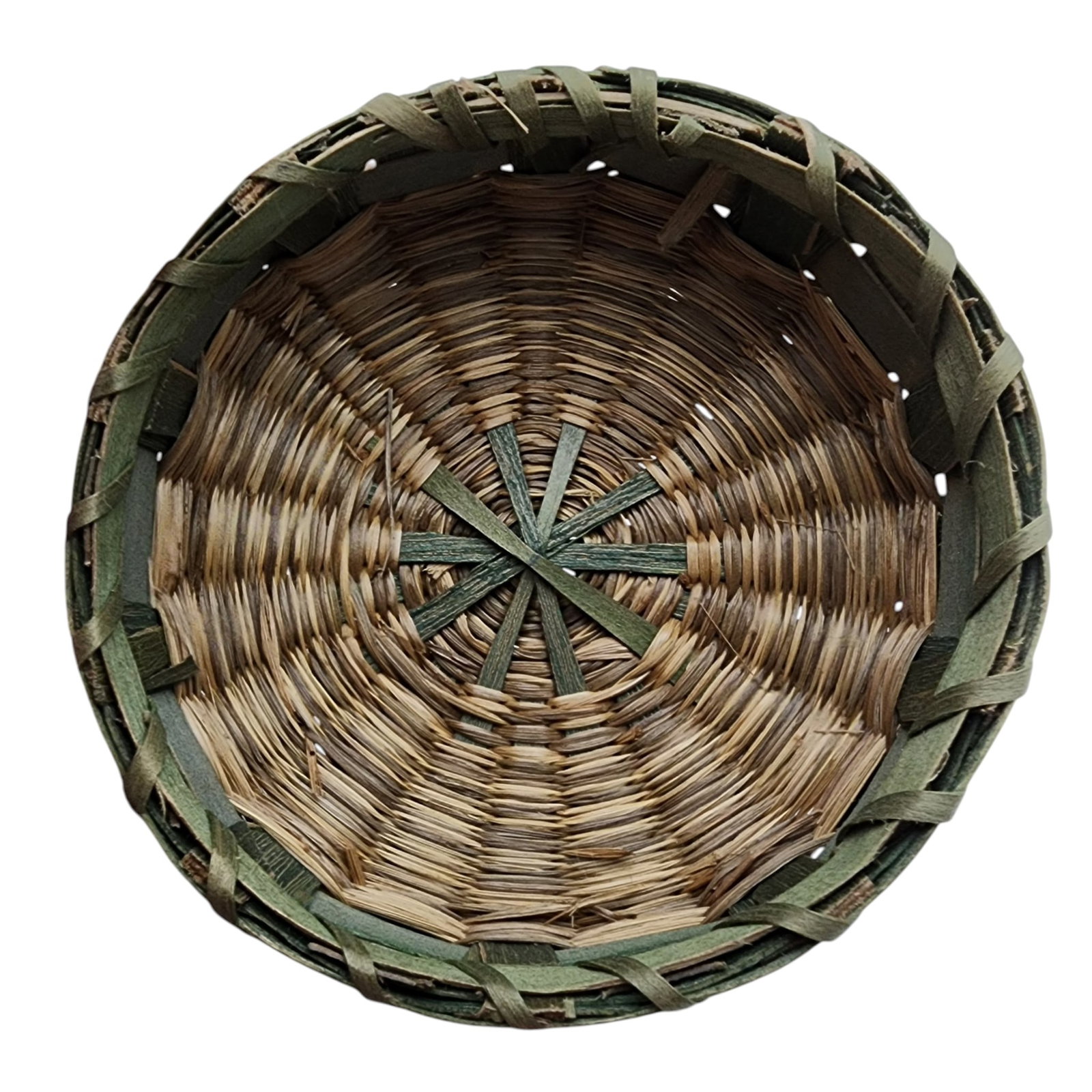 Native American Lidded Basket - 6