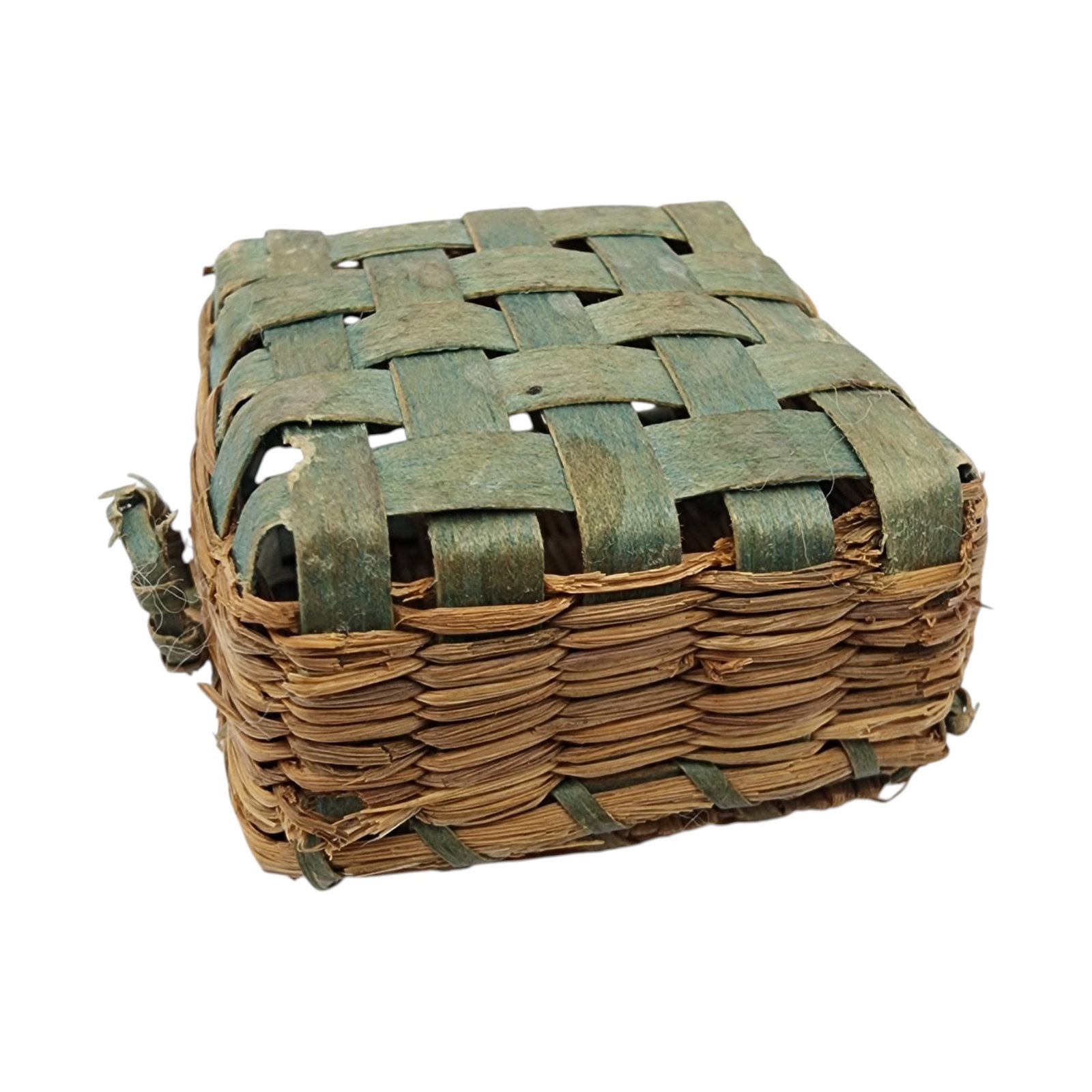 Native American Miniature Lidded Basket - 6
