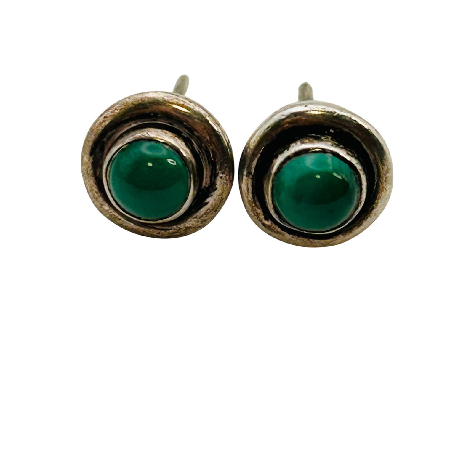 Southwest Sterling Turquoise Earrings (1 of 4)