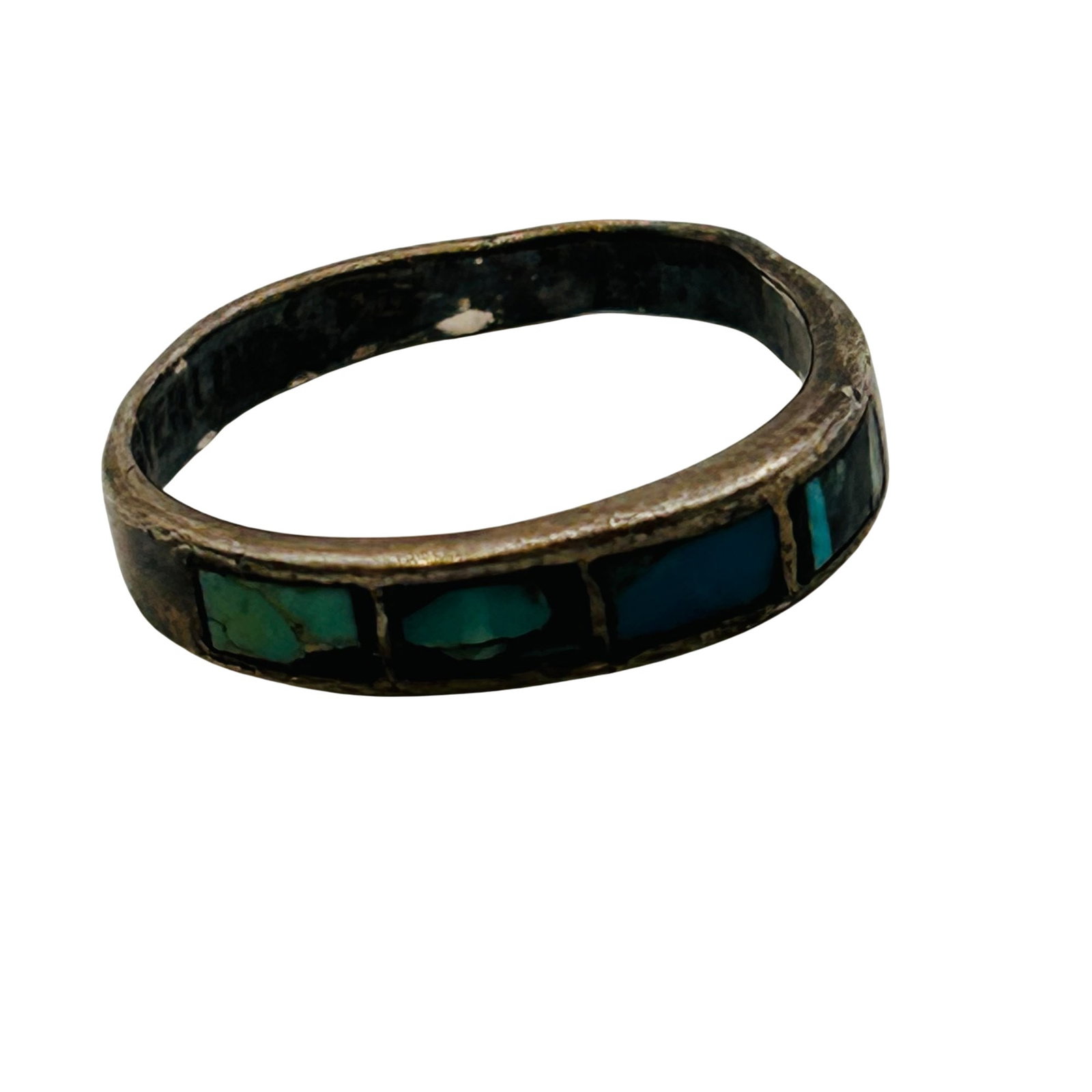 Bell Trading Post Sterling Turquoise Ring Sz 7 (1 of 7)