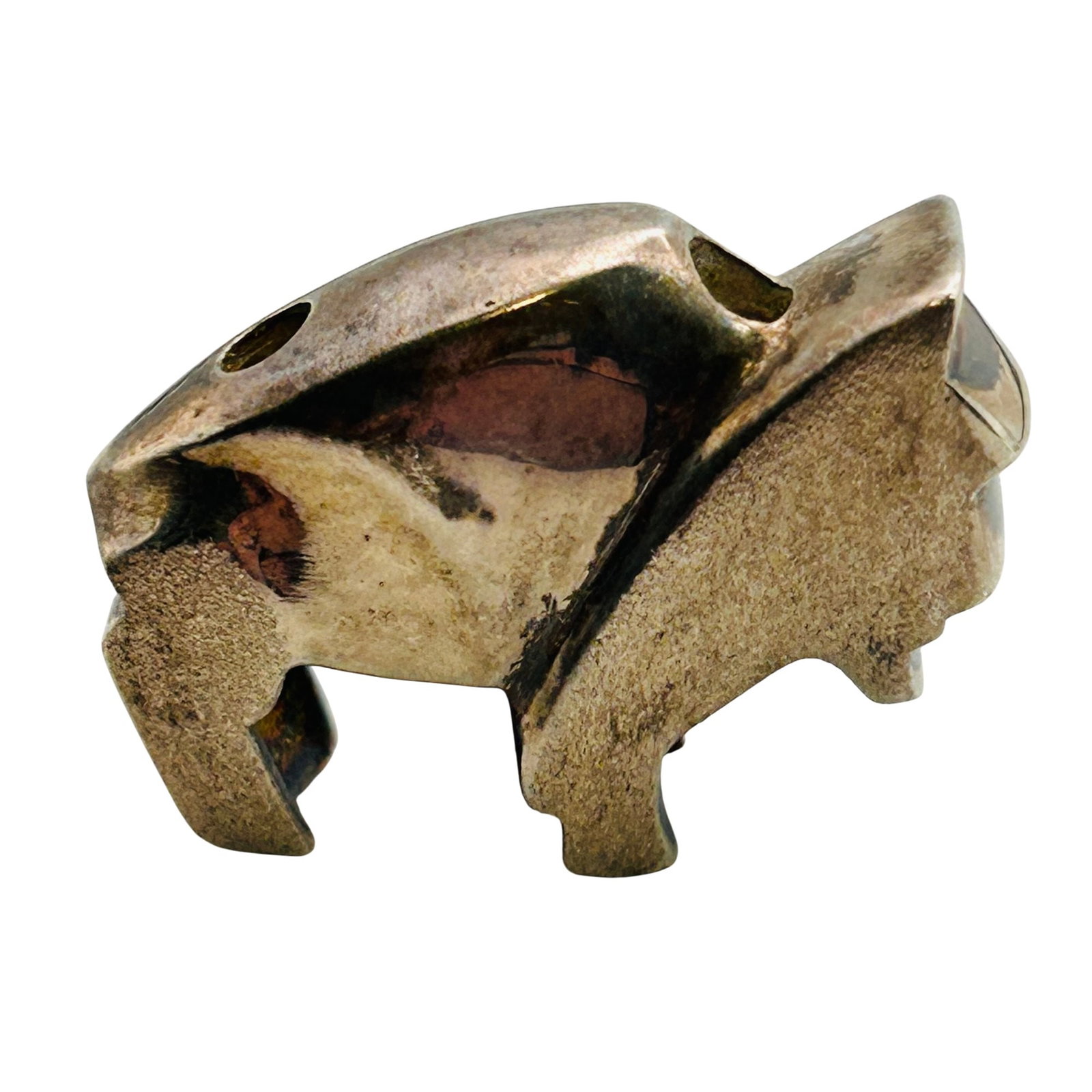 San Ferrrano Montana Sterling Baby Buffalo Pendant: San Ferrrano Montana sterling baby buffalo pendant 13g