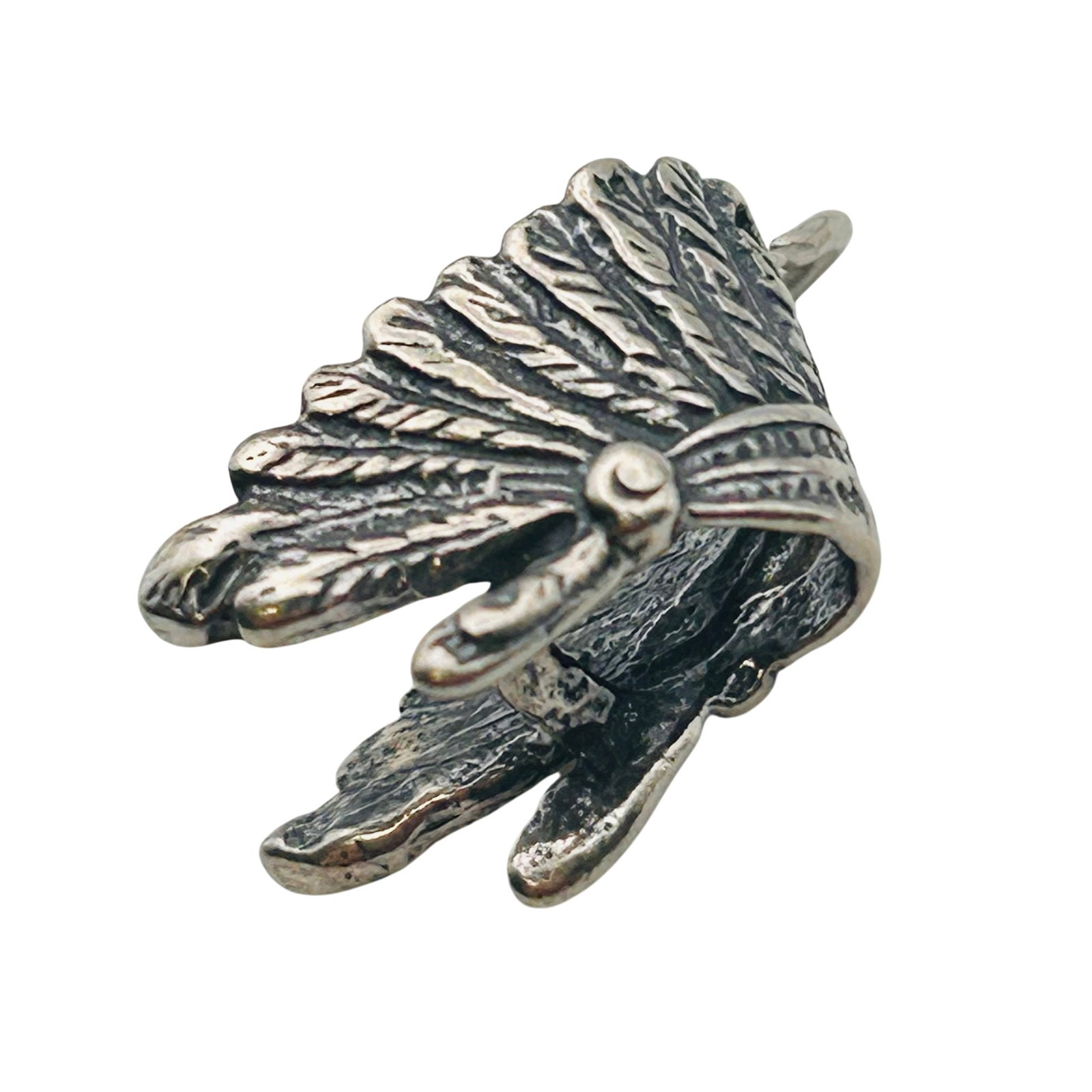 Southwest Sterling Headdress Charm (1 of 5)