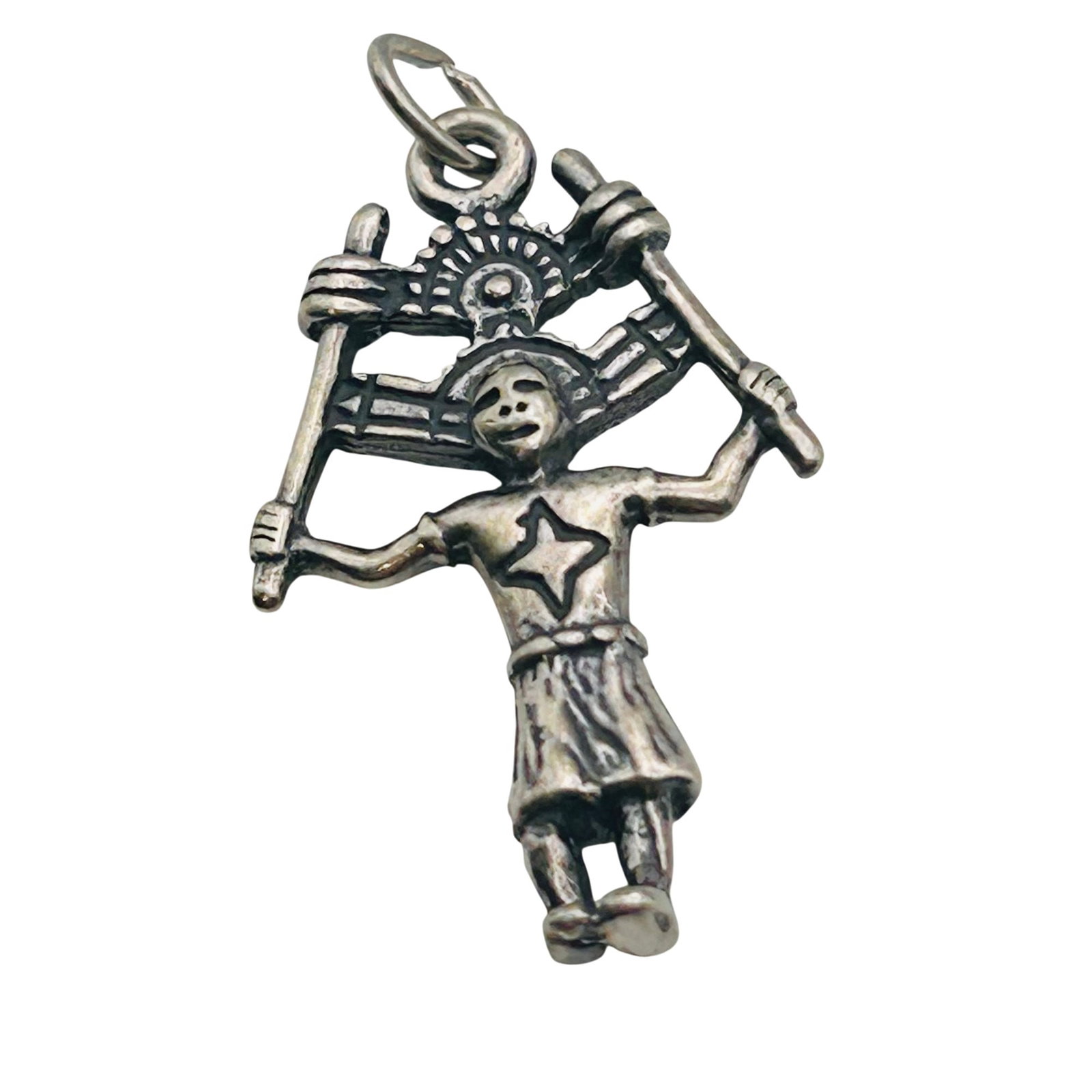 Southwest Sterling Kachina Dancer Charm (1 of 5)