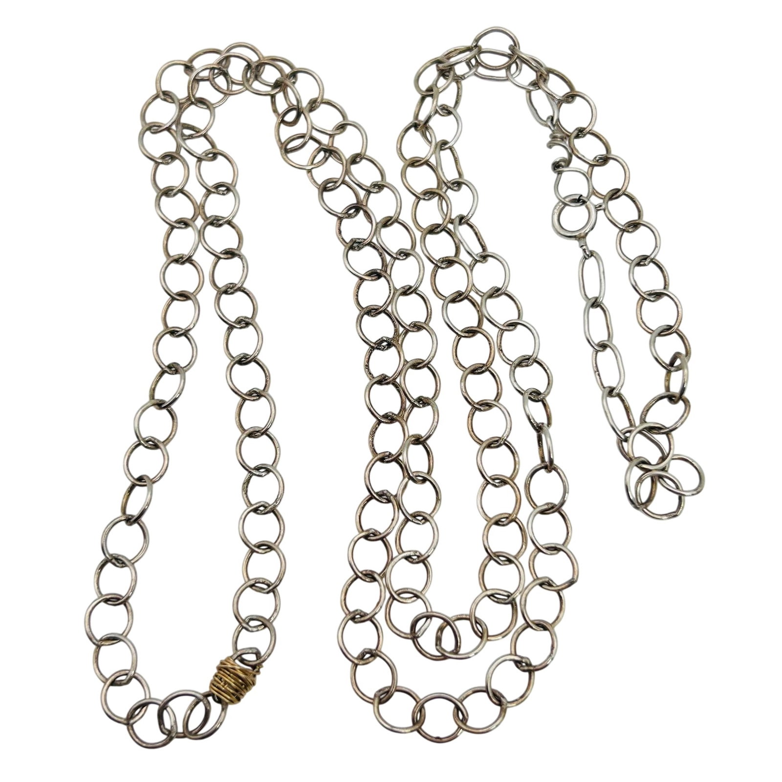 The Golden Bear Vail, Colorado sterling Cable Chain Necklace (1 of 7)