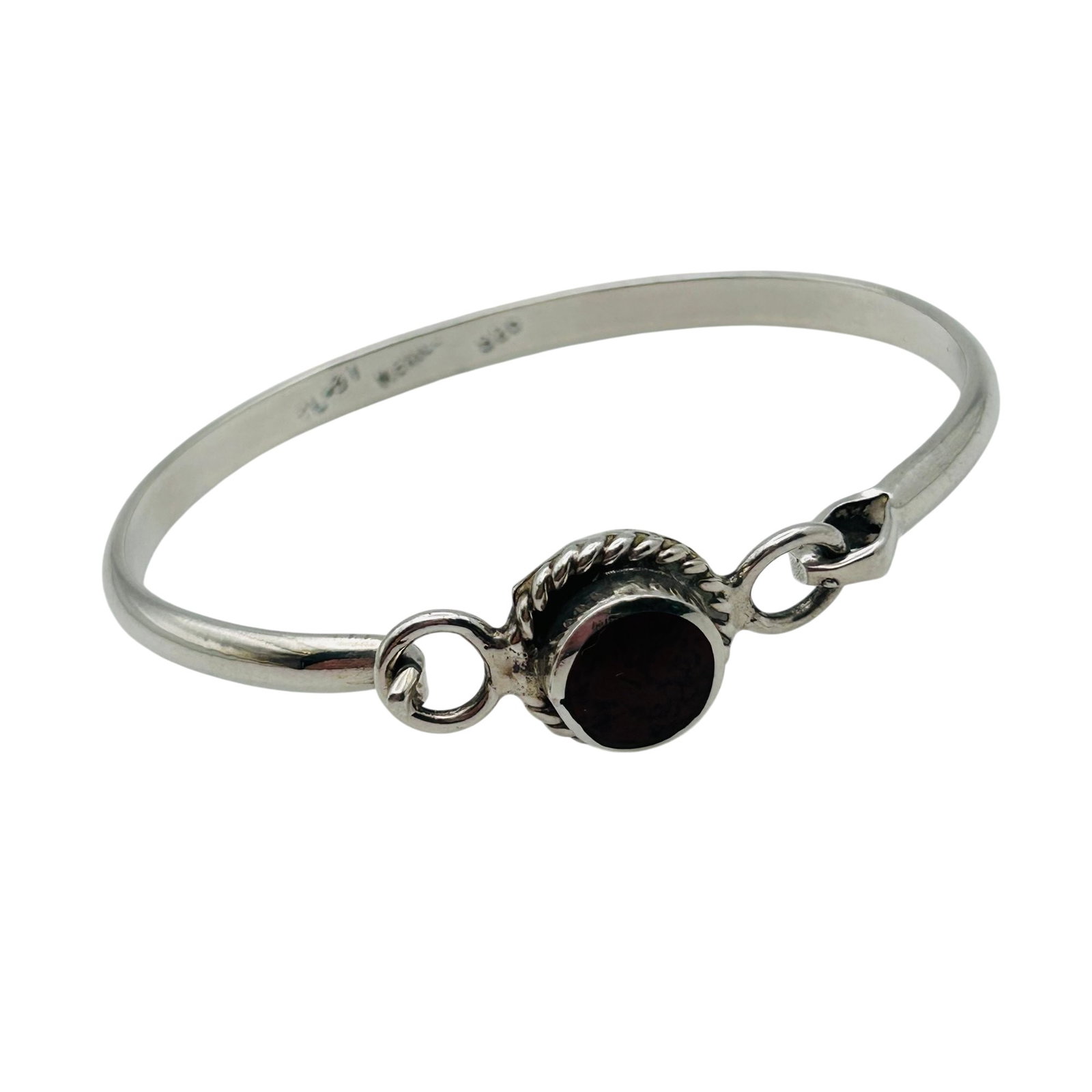 Taxco TL-37 Mexico Sterling Hook Clasp Bracelet (1 of 9)