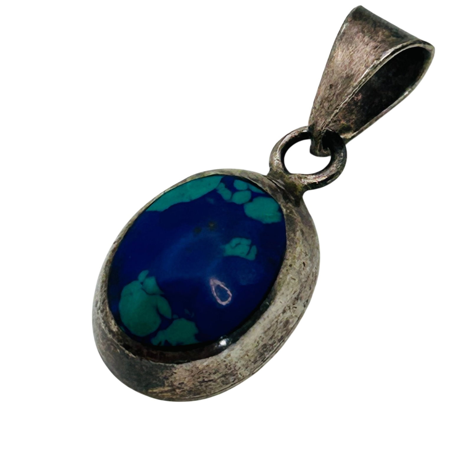 Taxco TR-18 Sterling Stone Composite Pendant (1 of 5)