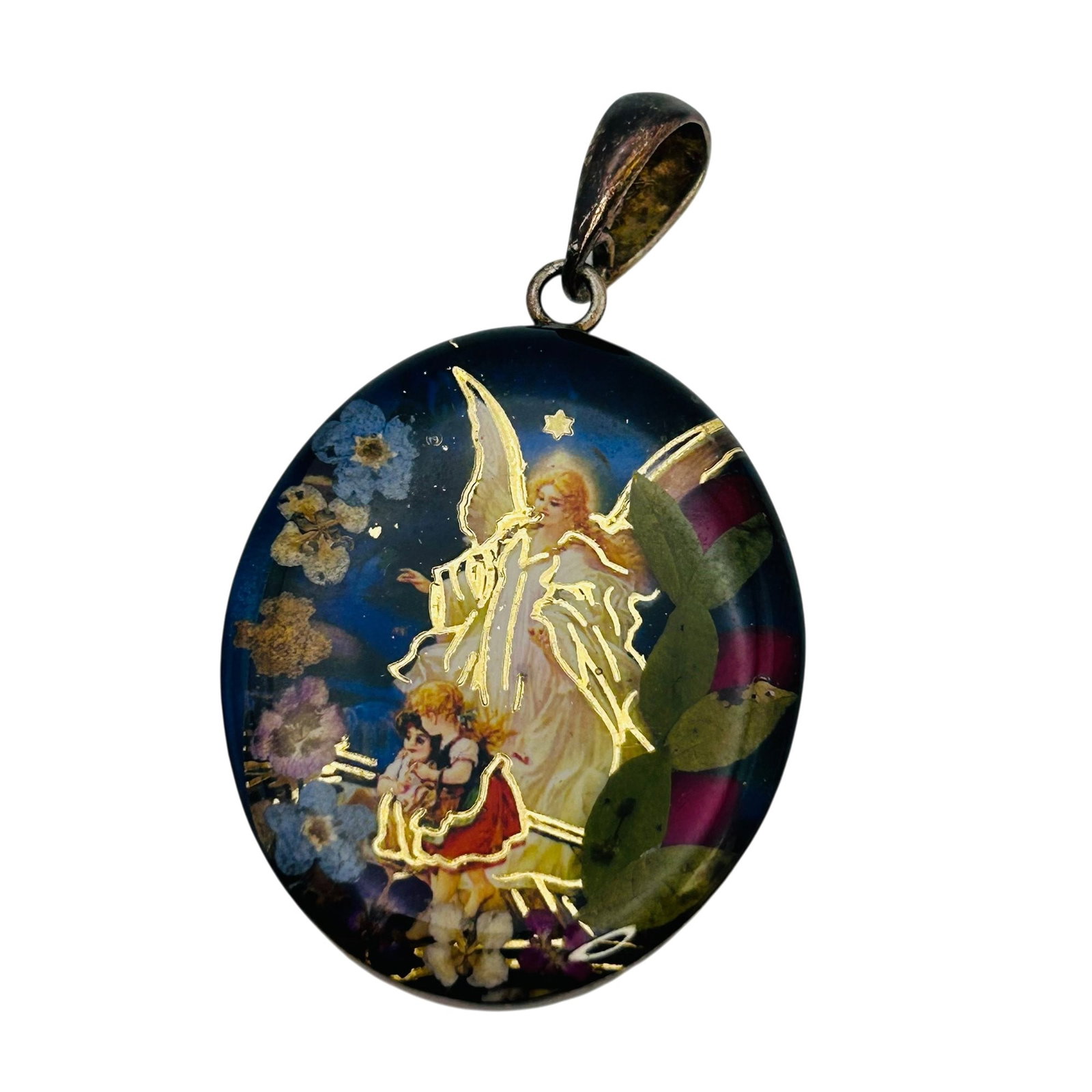 Mexico Sterling Angel Pendant (1 of 6)