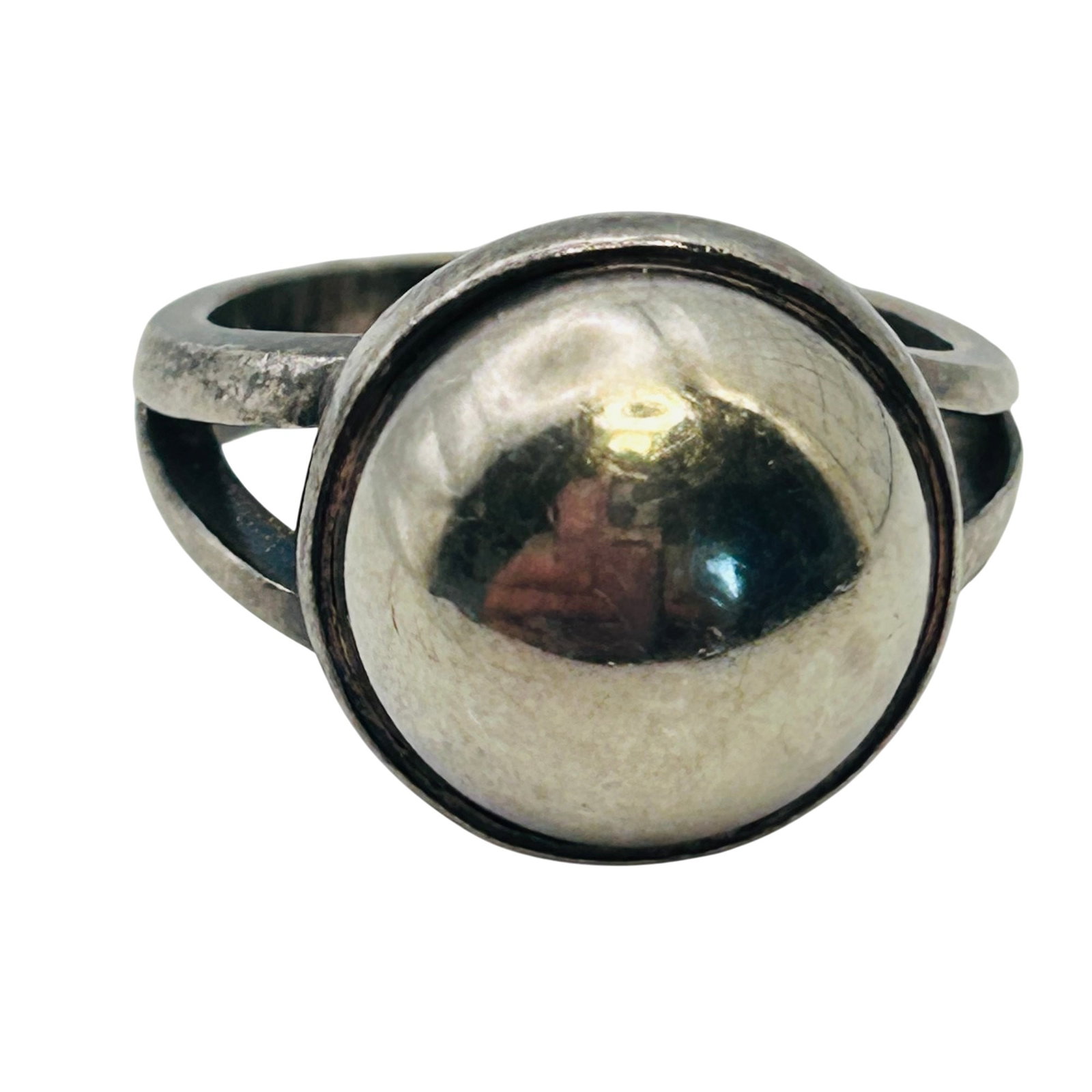 Mexico Sterling Dome Ring Sz 6 (1 of 7)