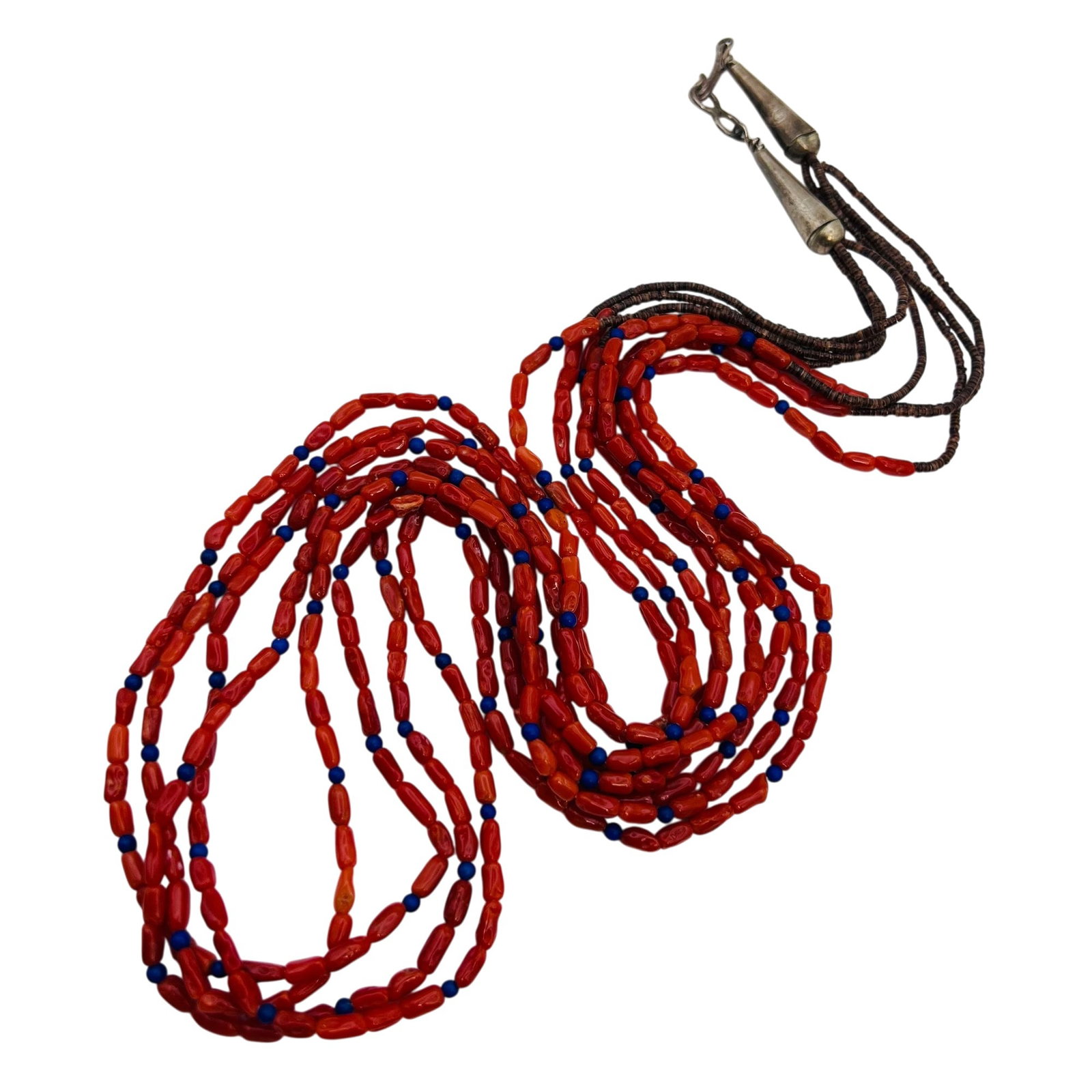 Santo Domingo Sterling Coral Necklace (1 of 10)