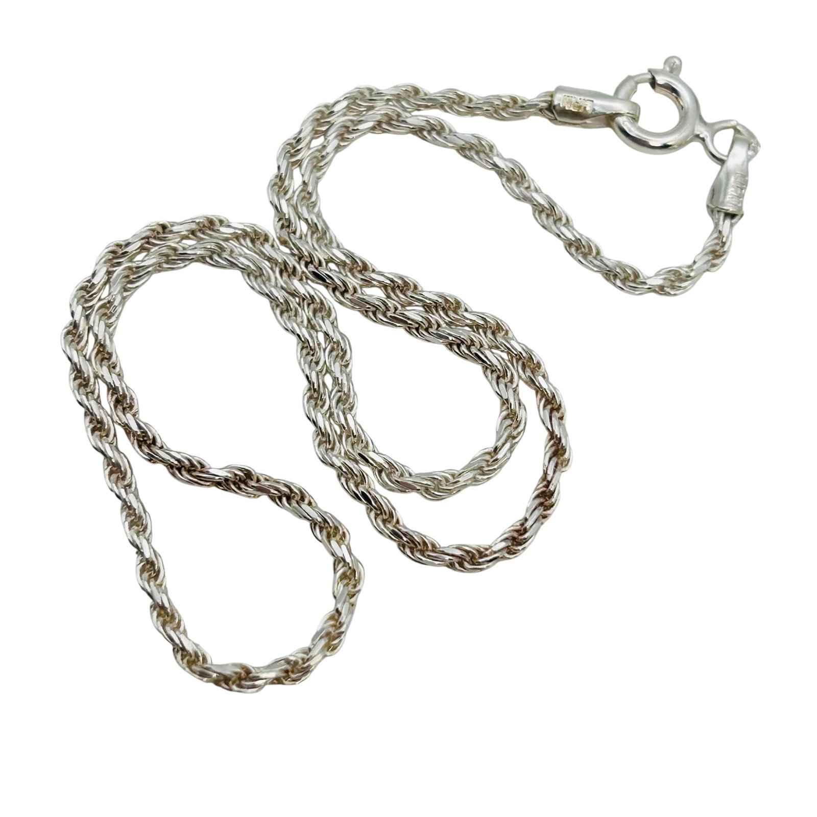 Lirm Italy Sterling Twisted Rope Chain Bracelet (1 of 4)