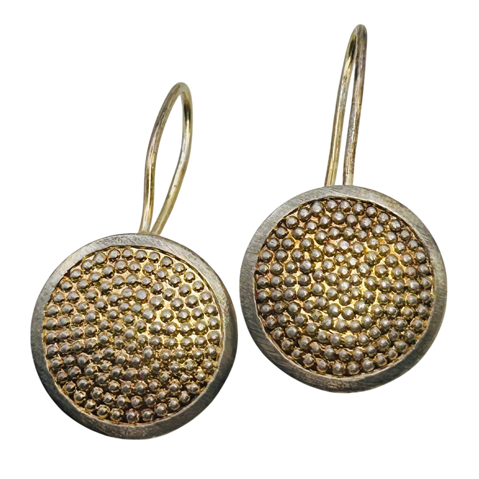 Topkapi Sterling Disk Earrings (1 of 5)