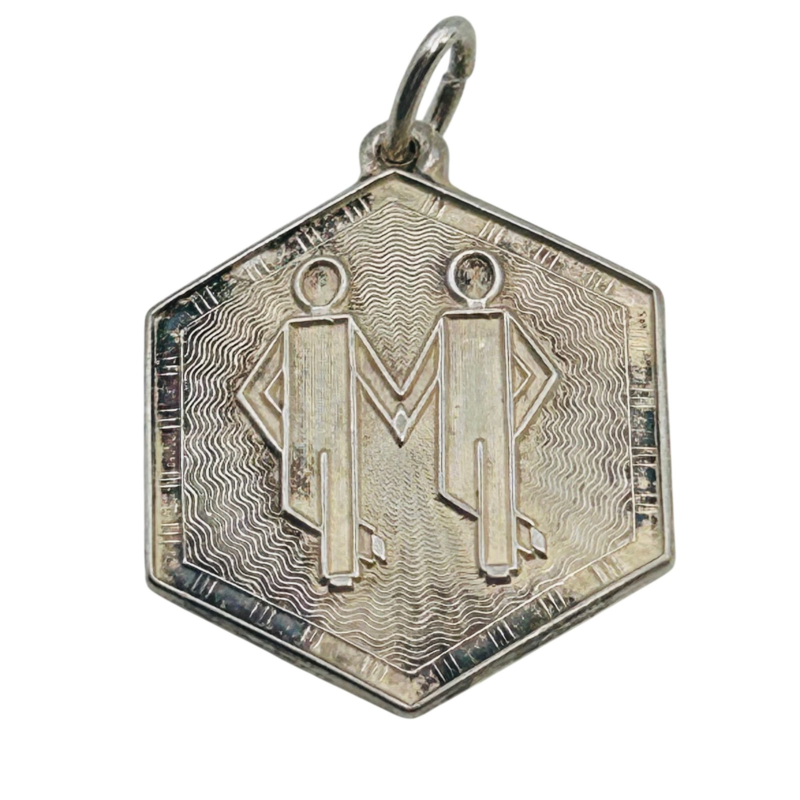 David Andersen Norway Sterling Gemini Pendant: David Andersen Norway Sterling Gemini Pendant 3.6g