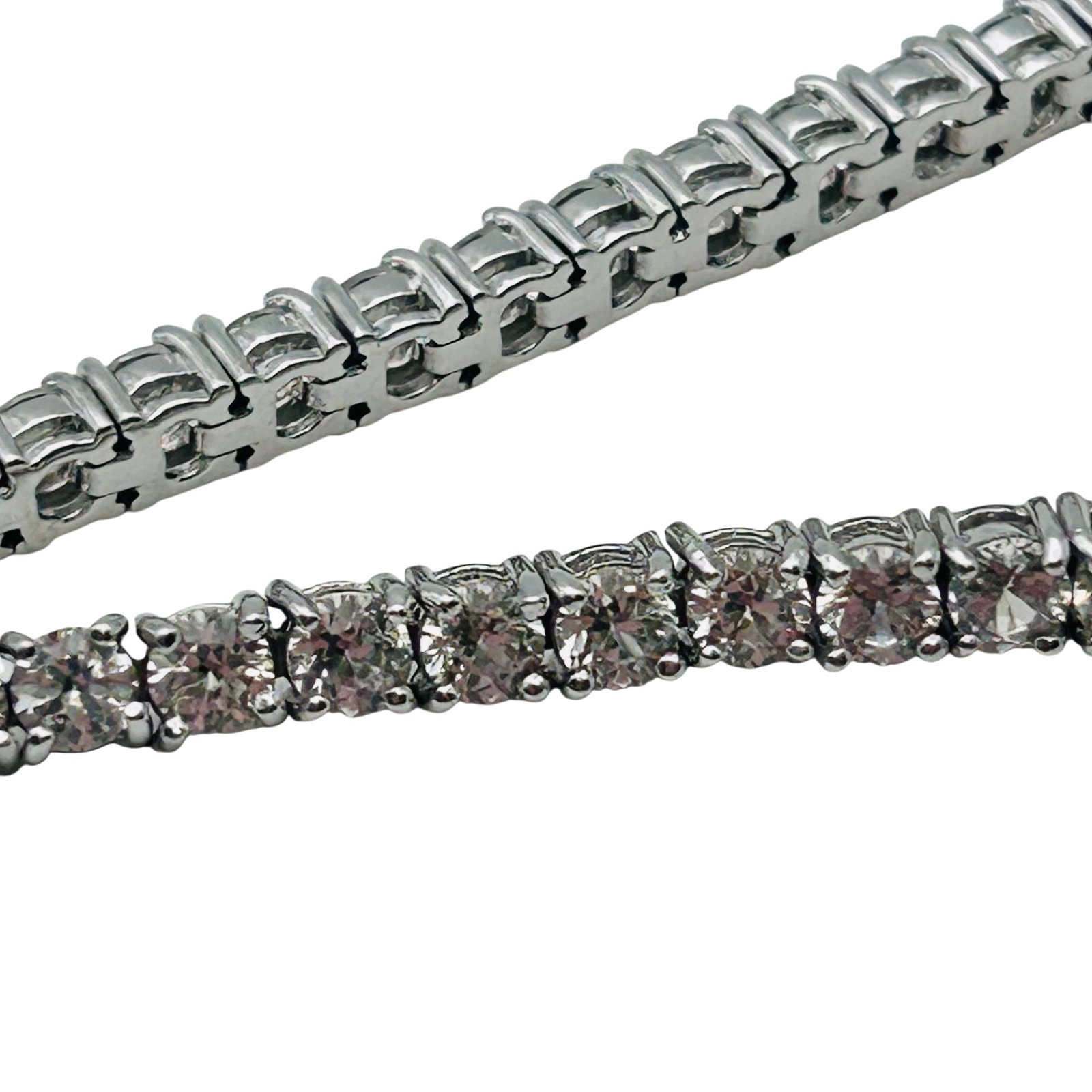 OTC Sterling Moissanite Tennis Bracelet: OTC Sterling Moissanite Tennis Bracelet | 14.2g