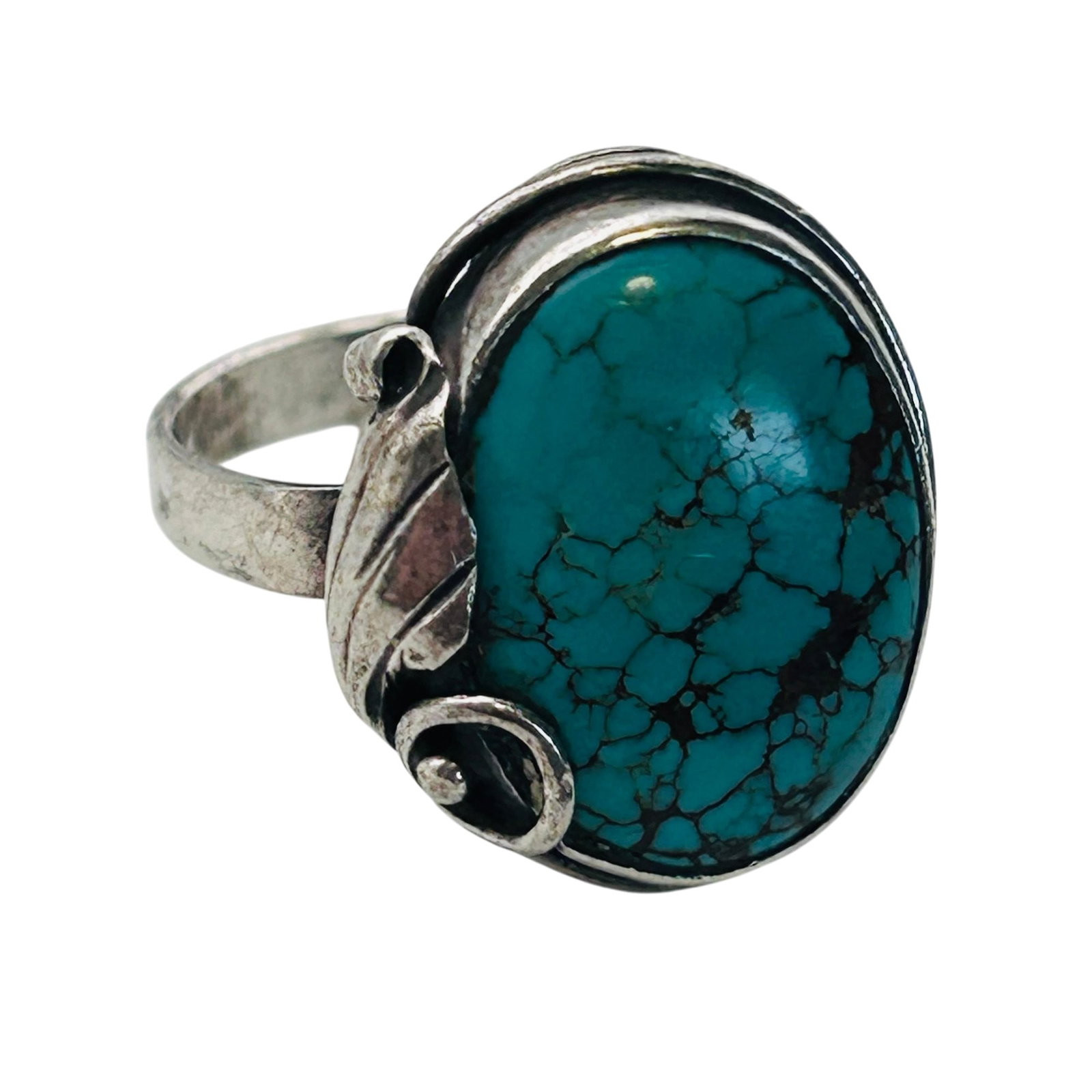 Sterling Turquoise Ring Sz 7 (1 of 5)