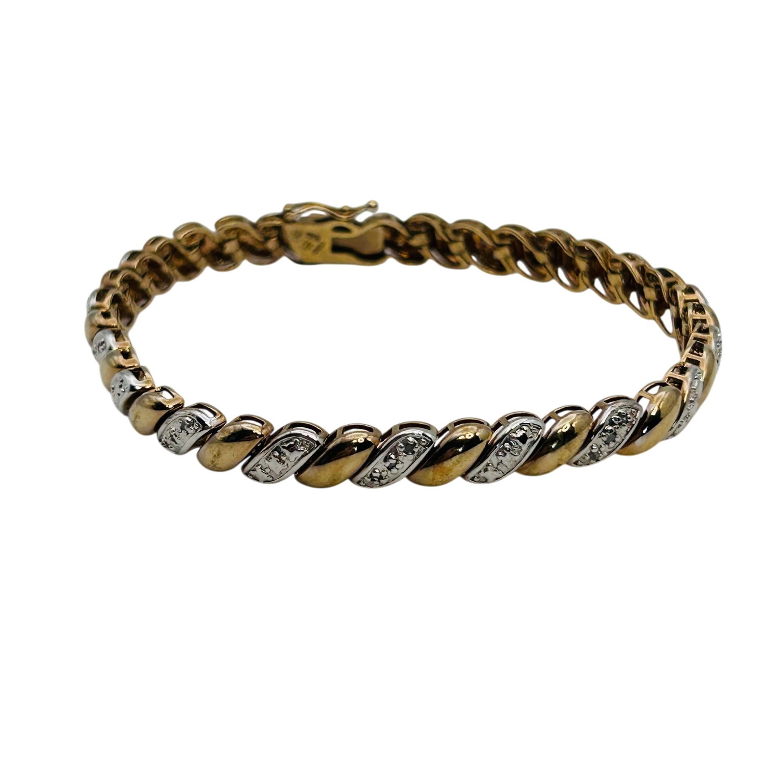 Sterling Diamond Tennis Bracelet (1 of 8)