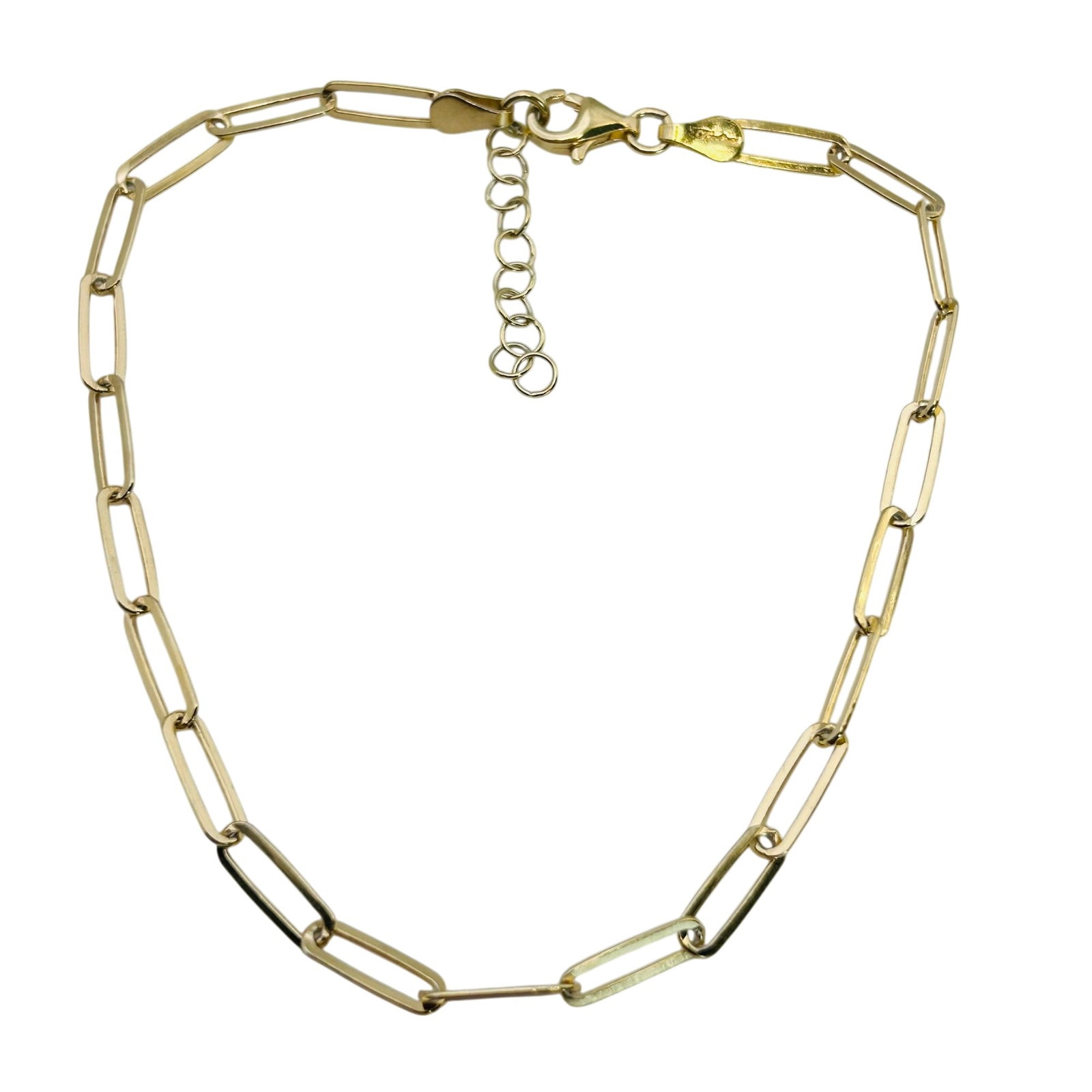 Dyadema Italy Sterling Paper Clip Chain Bracelet: Dyadema Italy Sterling Paper Clip Chain Bracelet | 2.9g