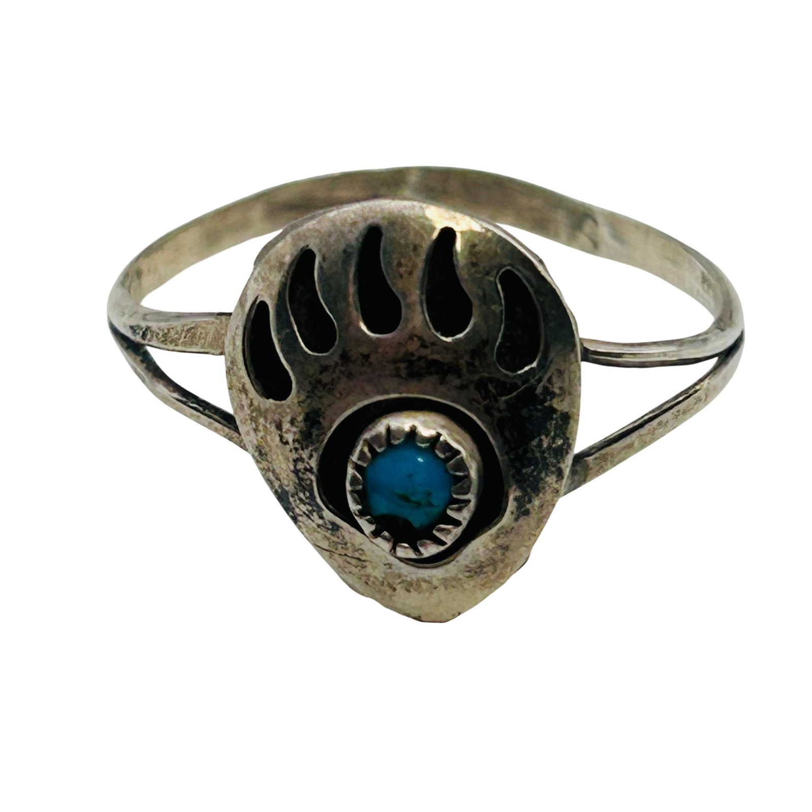 Sterling Bear Claw Ring Sz 7 (1 of 4)