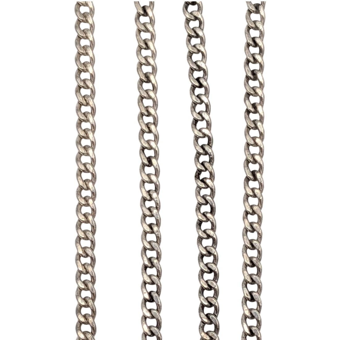 Sterling Silver Curb Chain Necklace (1 of 3)
