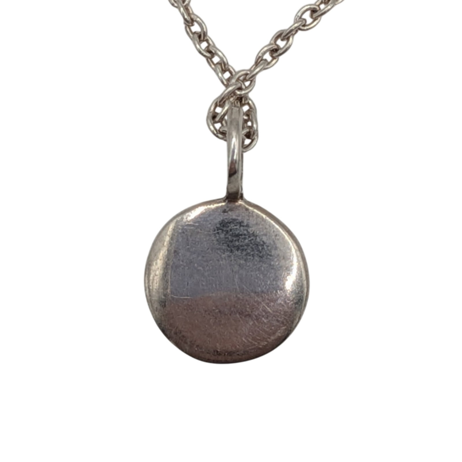 Sterling Silver Initial D Pendant - 3