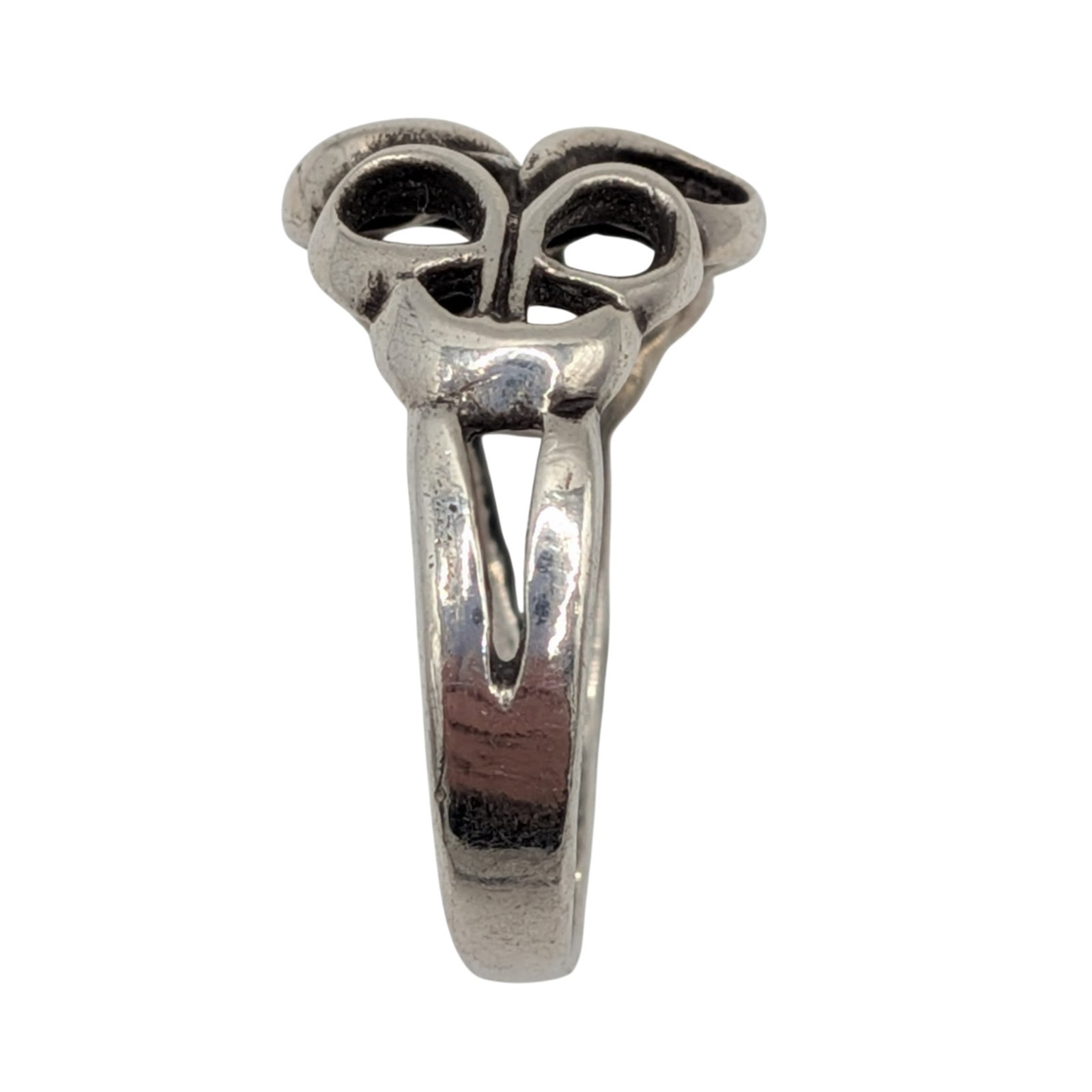 Sterling Silver Open Scrollwork Twist Ring Size 8.5 - 2