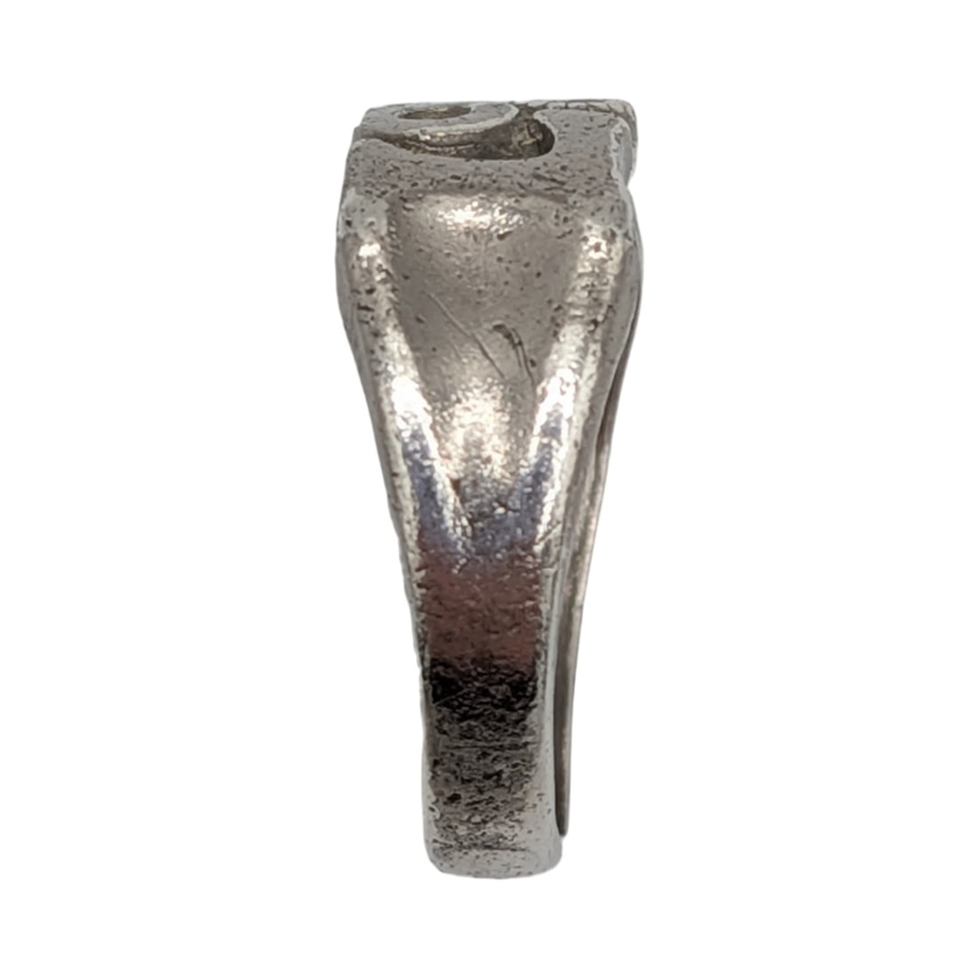 Signed Sterling Silver Love Script Ring Size 4.5 - 2