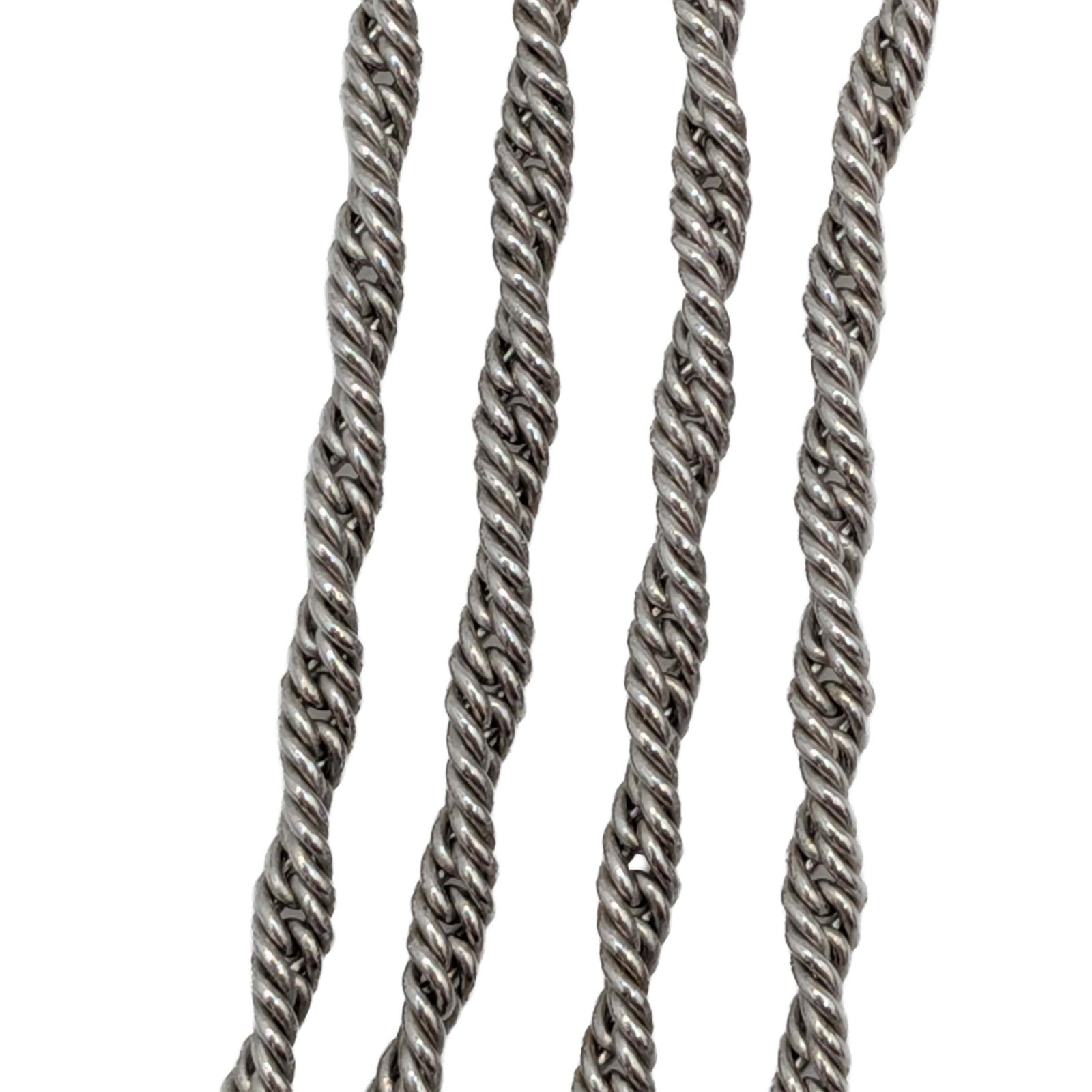 Avon Sterling Silver Rope Chain Necklace (1 of 3)
