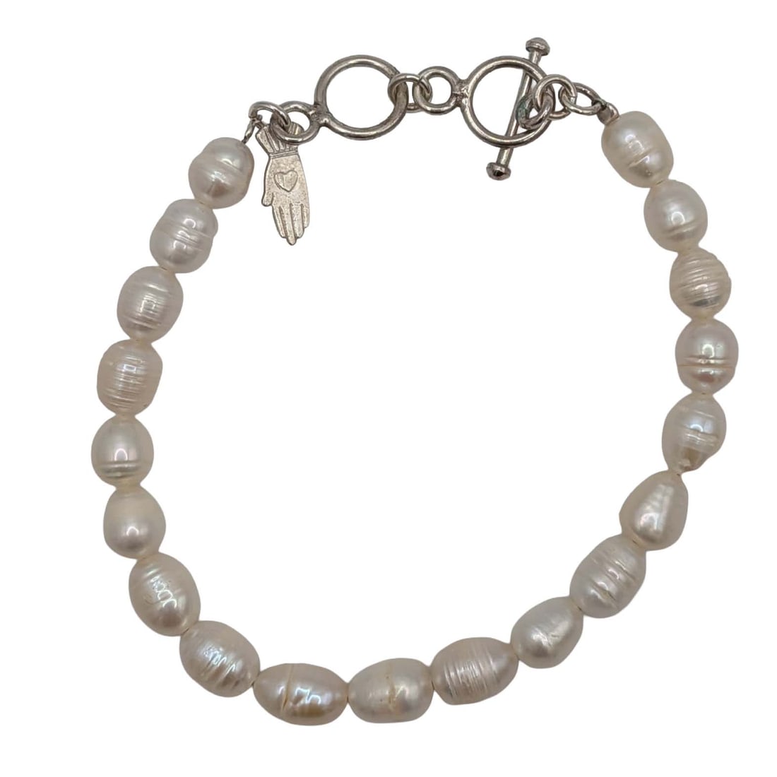 Handpicked Sterling Silver Freshwater Pearl Bracelet (1 of 5)