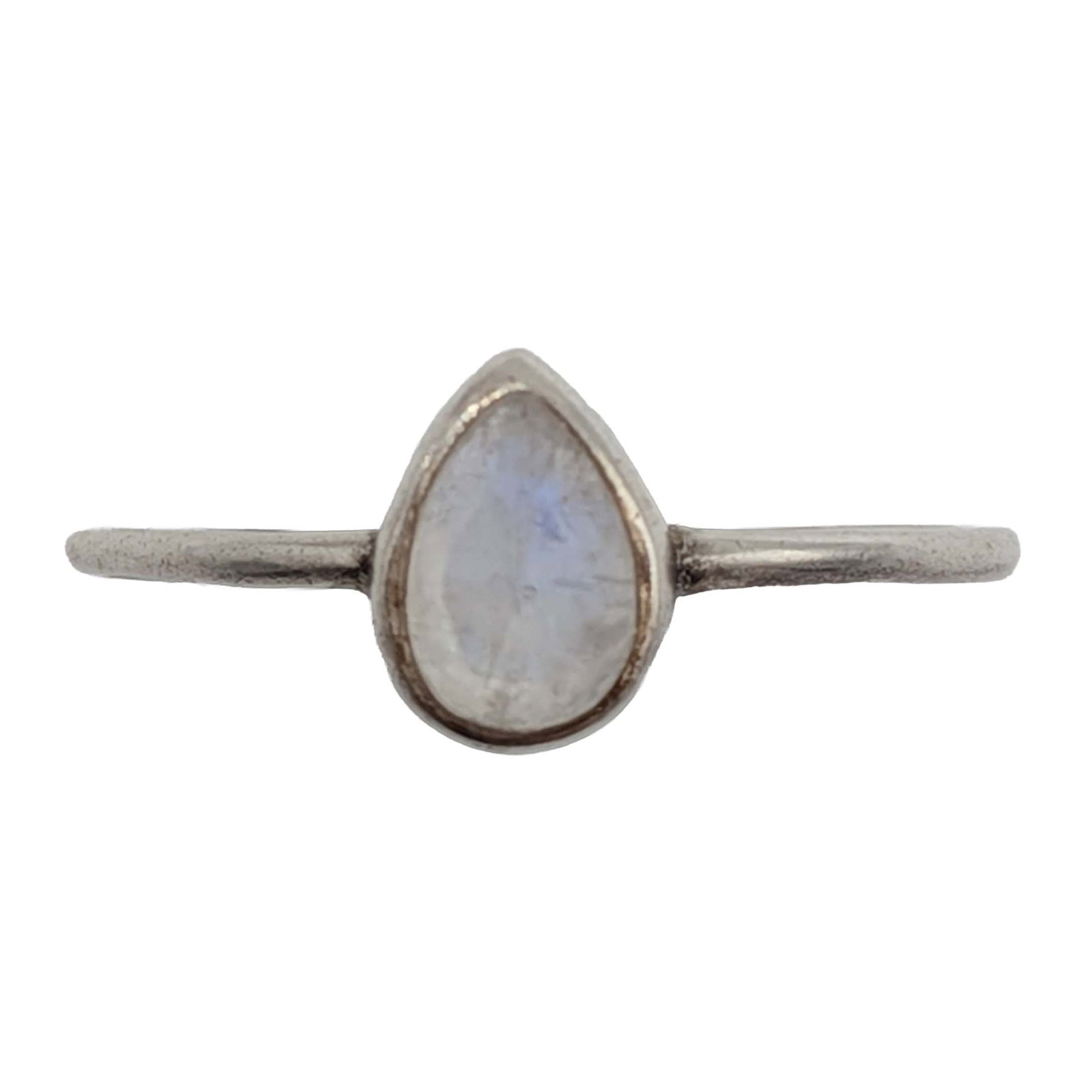 Puravida Sterling Silver Moonstone Teardrop Ring Size 5.75 (1 of 4)
