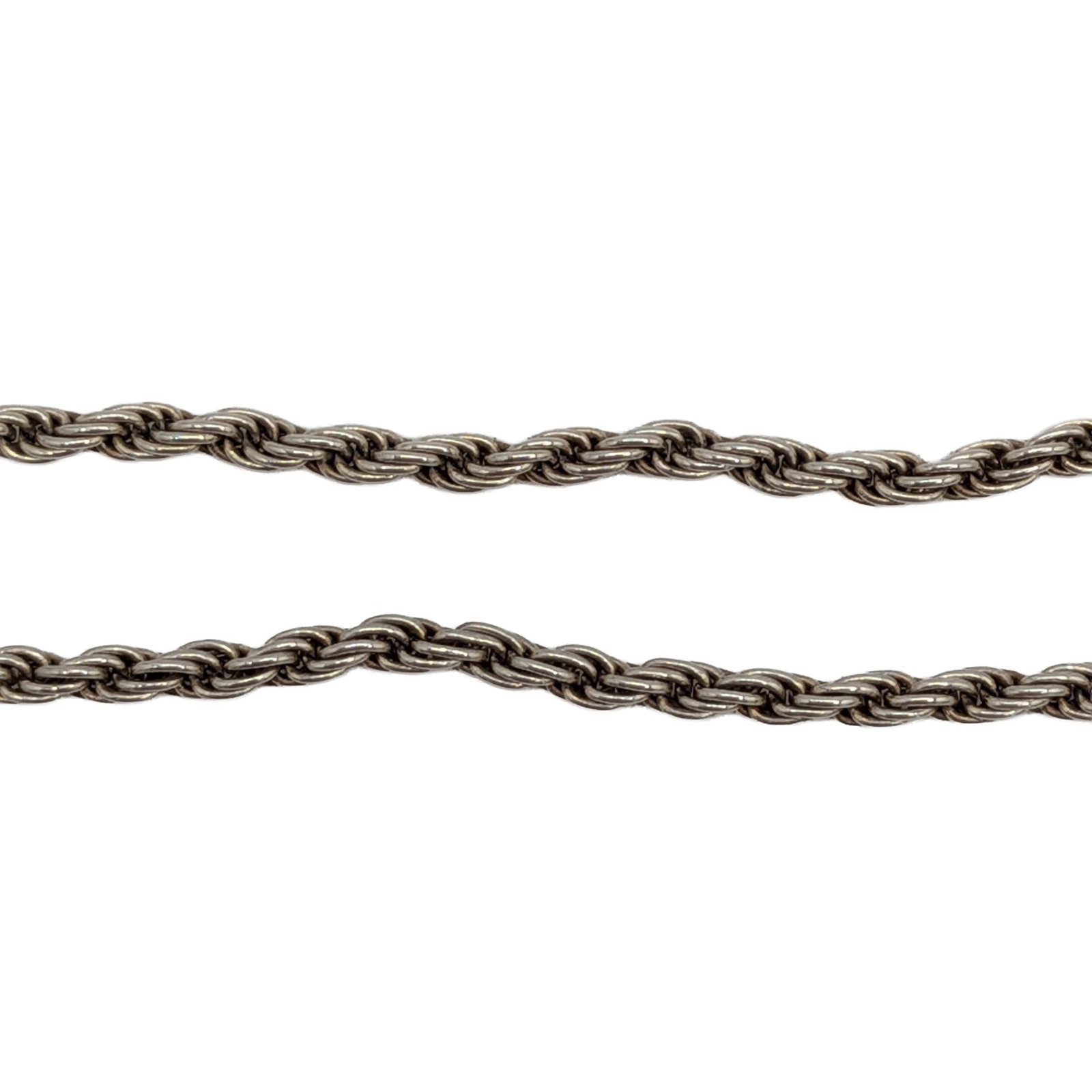 Dyadema Italy Sterling Silver Rope Chain Bracelet: Dyadema Italy Sterling Silver 2mm Rope Chain Bracelet. 7.5in Length. Signed Dyadema 925 Italy. 2.7g