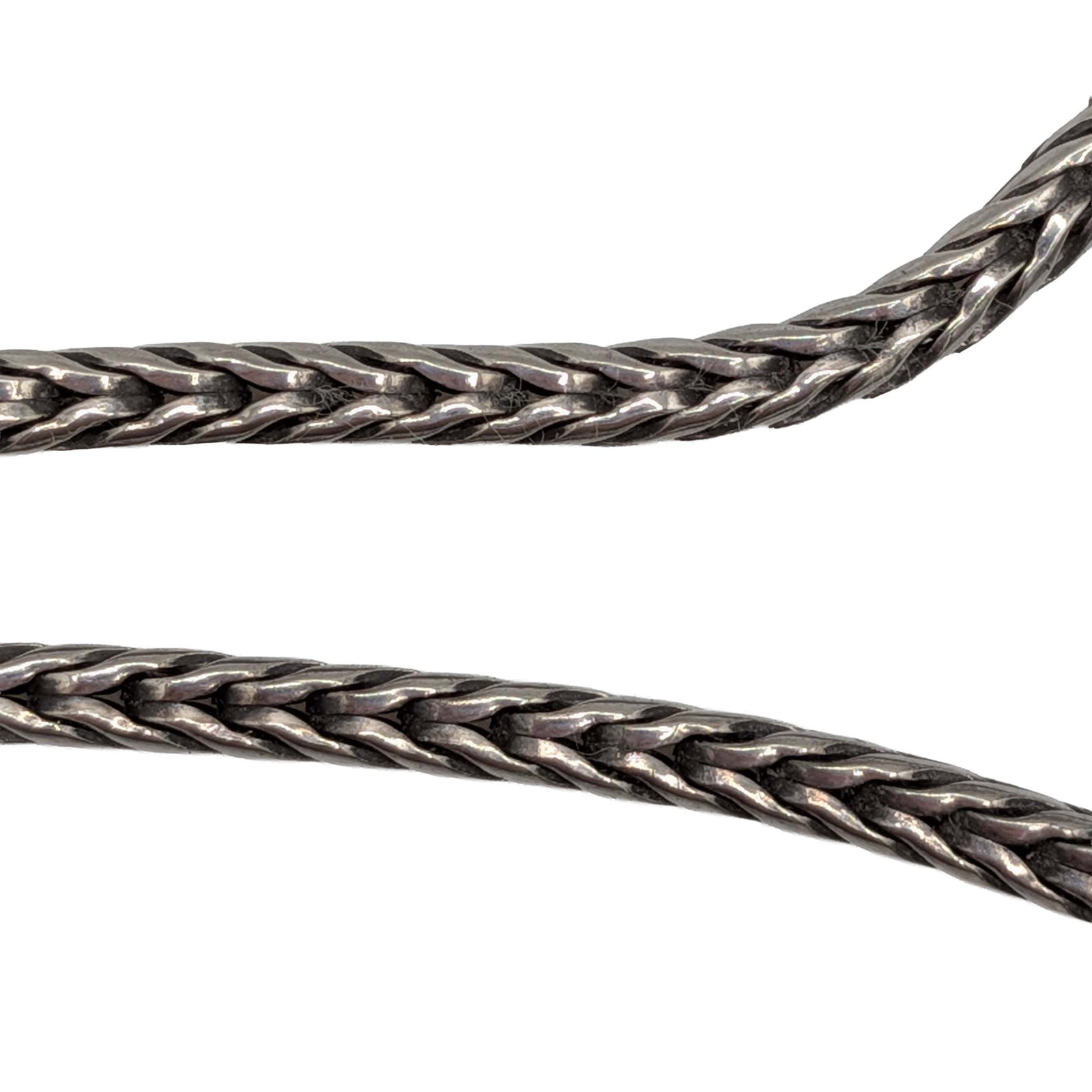 Sterling Silver Spiga Wheat Chain Bracelet (1 of 3)