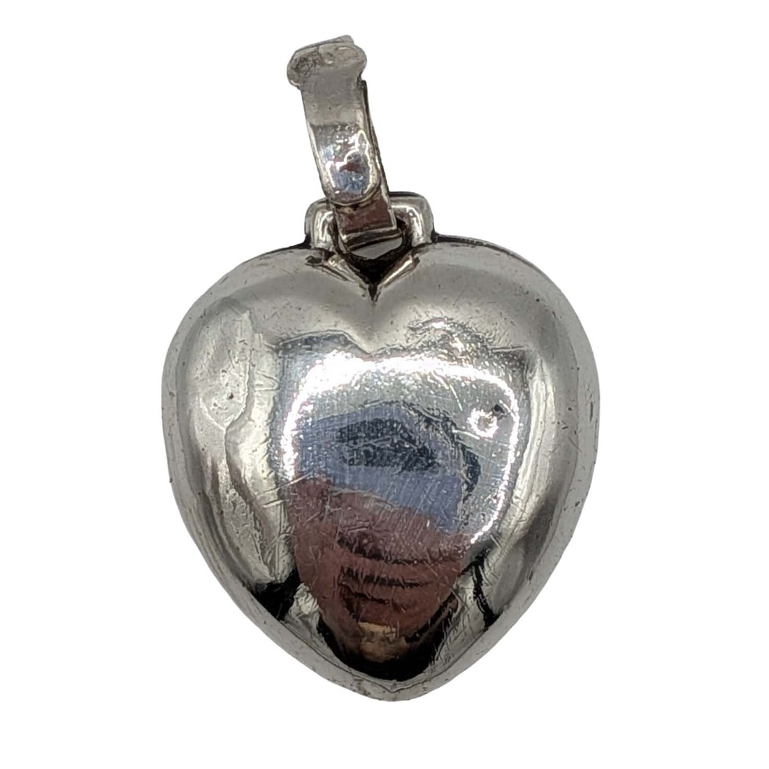 Stephen Webster Sterling Silver Puffy Heart Rattle Pendant (1 of 3)