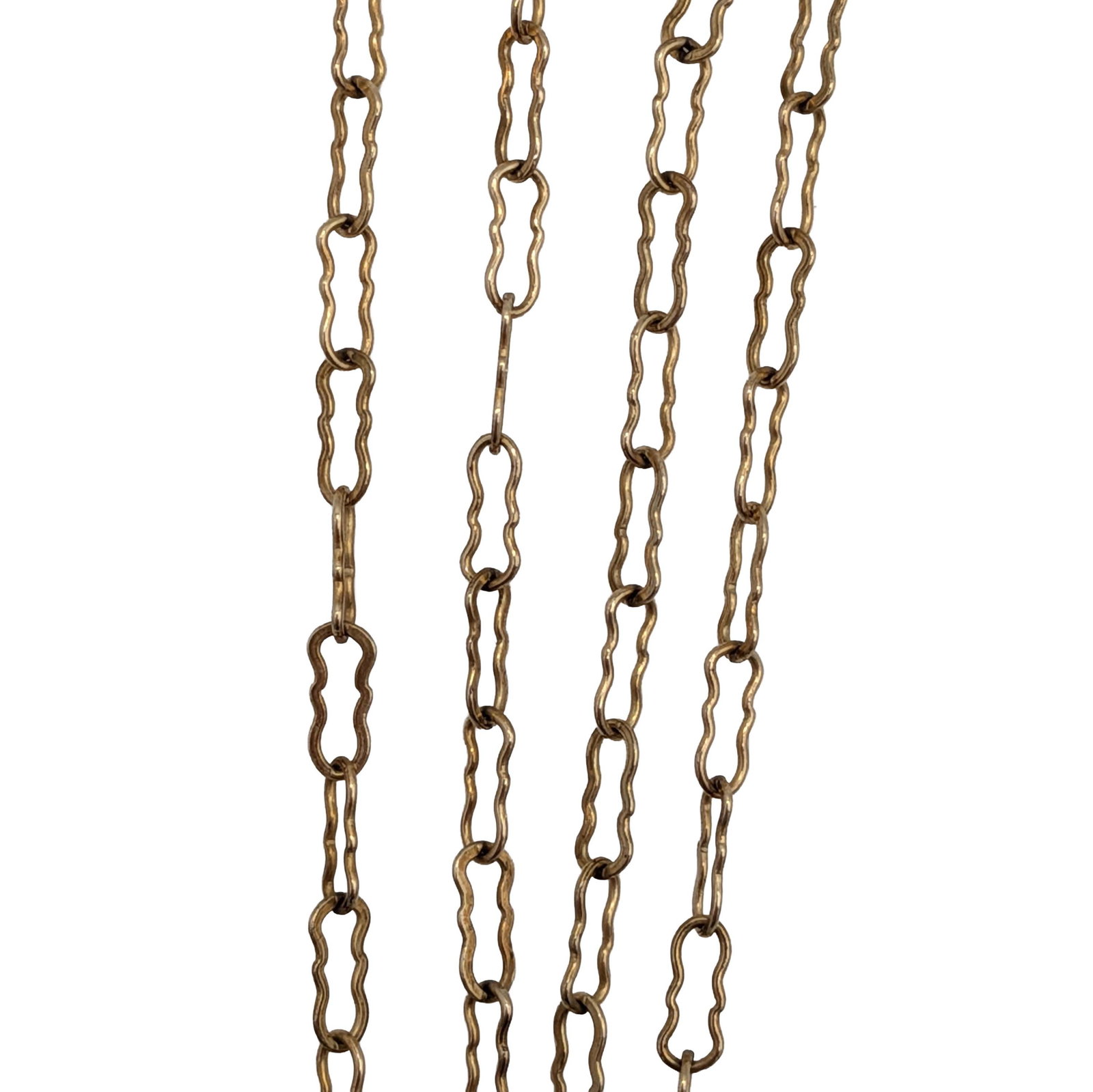 Vintage 12K Yellow Gold Filled Paperclip Chain Necklace: Vintage 12K Yellow Gold Filled Fancy Paper Clip Chain Necklace. 15.5in Length. Signed 1/20 12K. 1.4g