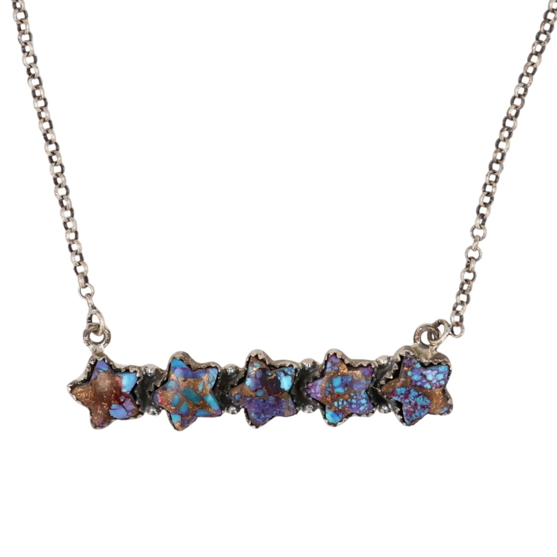 HaDa Collection Sterling Purple Mojave Star Necklace (1 of 6)
