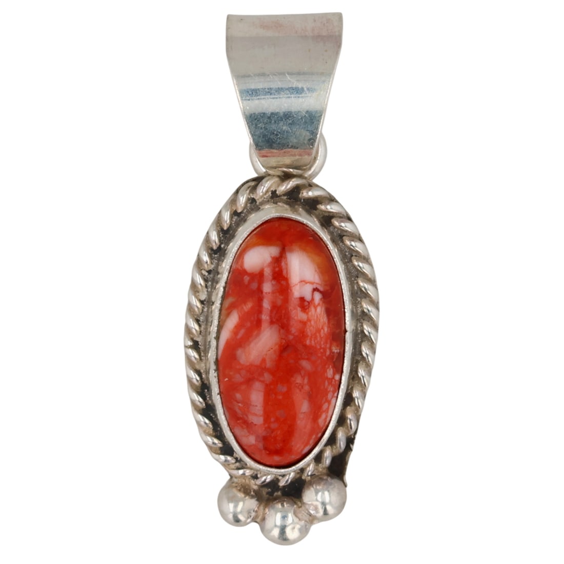 Byron Begay Navajo Sterling Spiny Oyster Pendant (1 of 4)