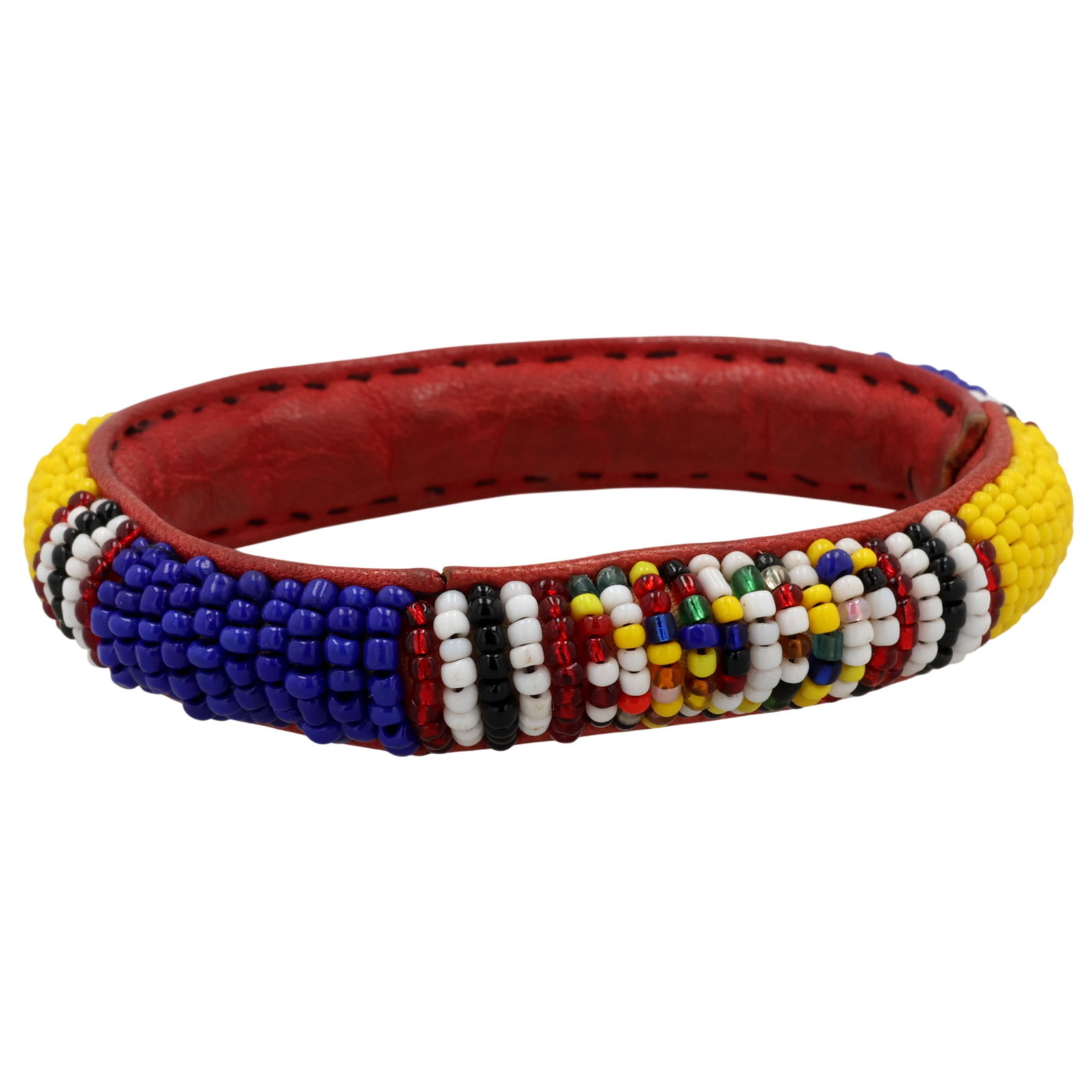 Vintage Cherokee Microbead Bangle Bracelet: Vintage Cherokee Microbead Bangle Bracelet